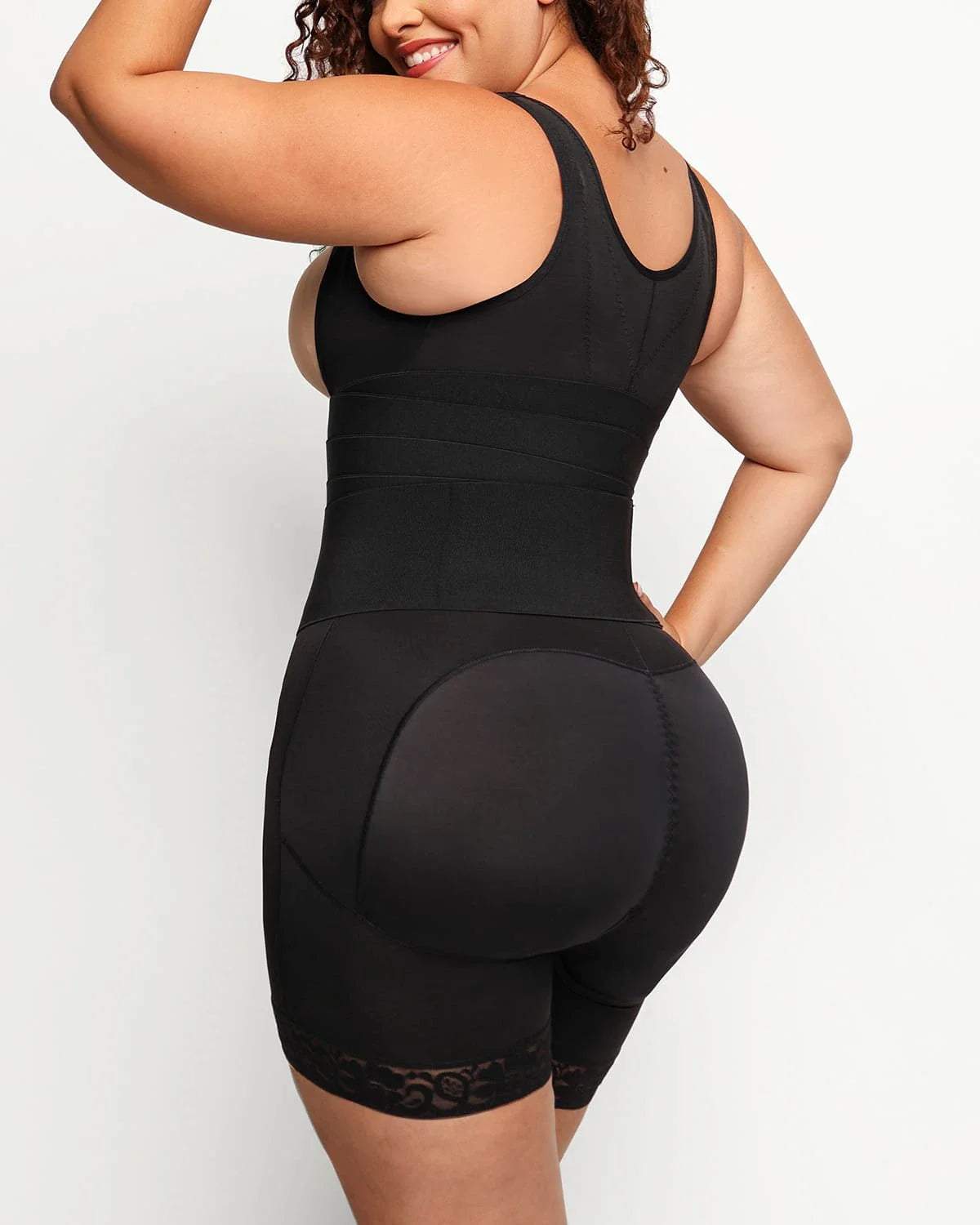 Smoothing Open Bust Sculpting Bodysuit