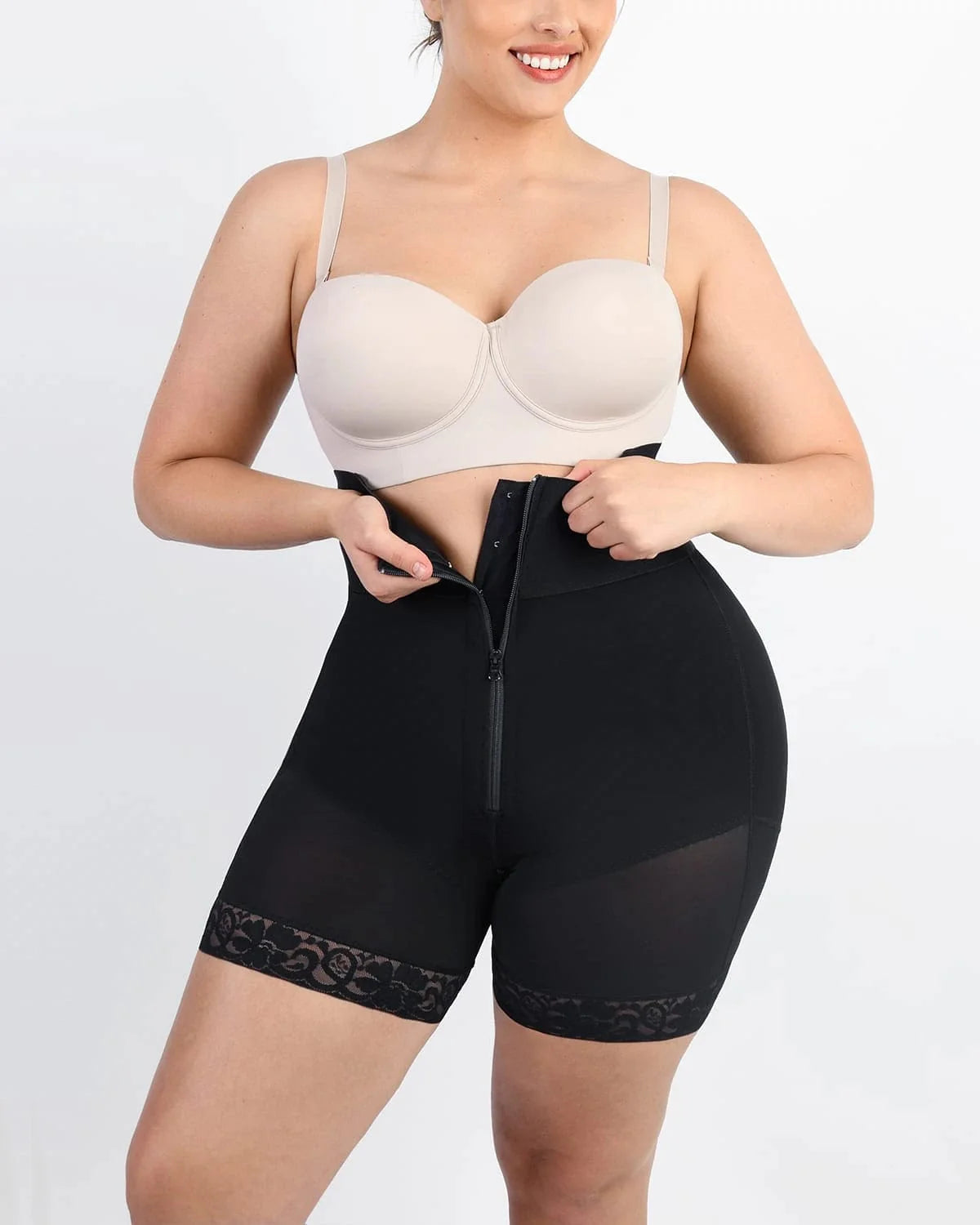 Sculpting High-Waisted Shaper Shorts