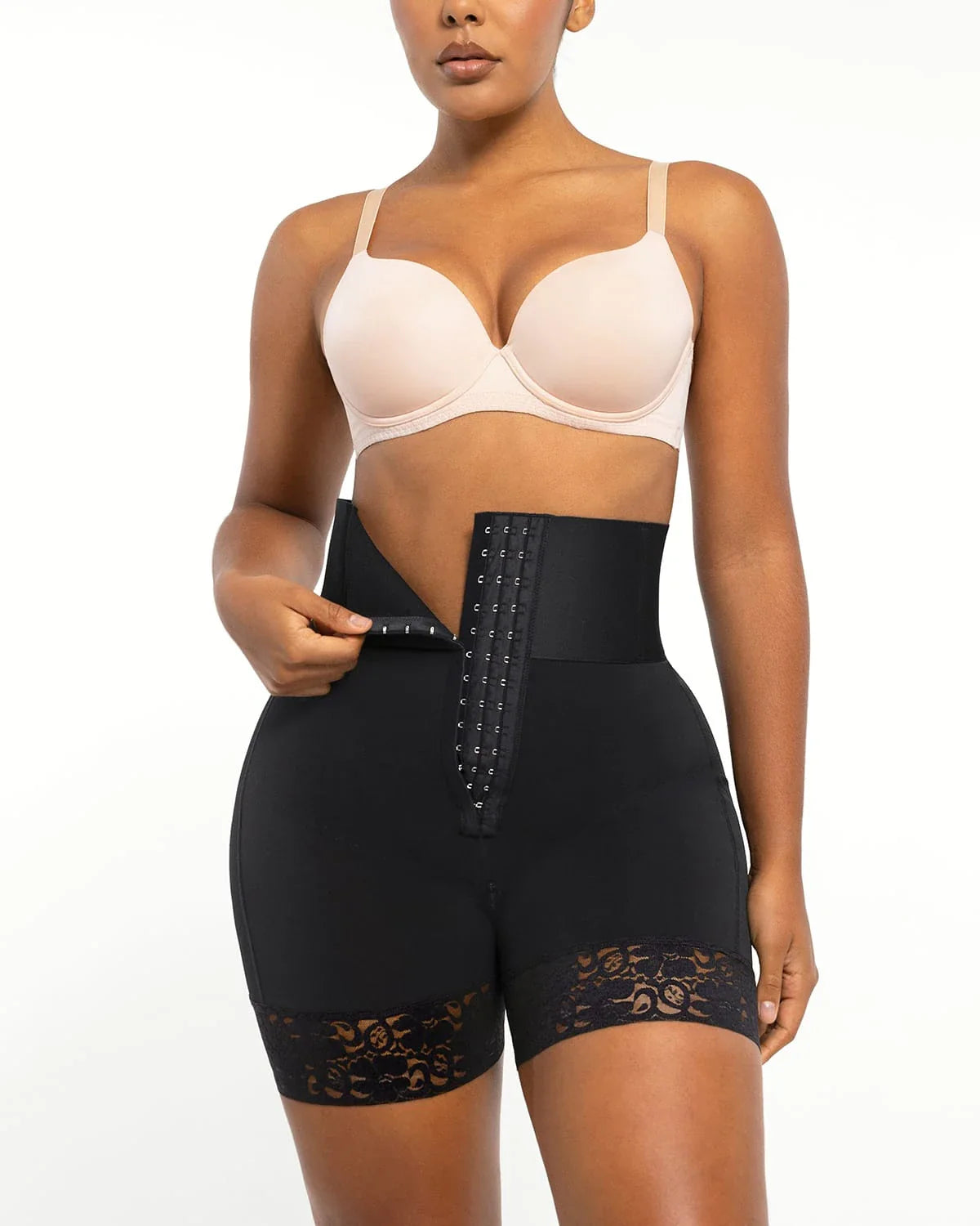 Sculpting High-Waisted Shaper Shorts