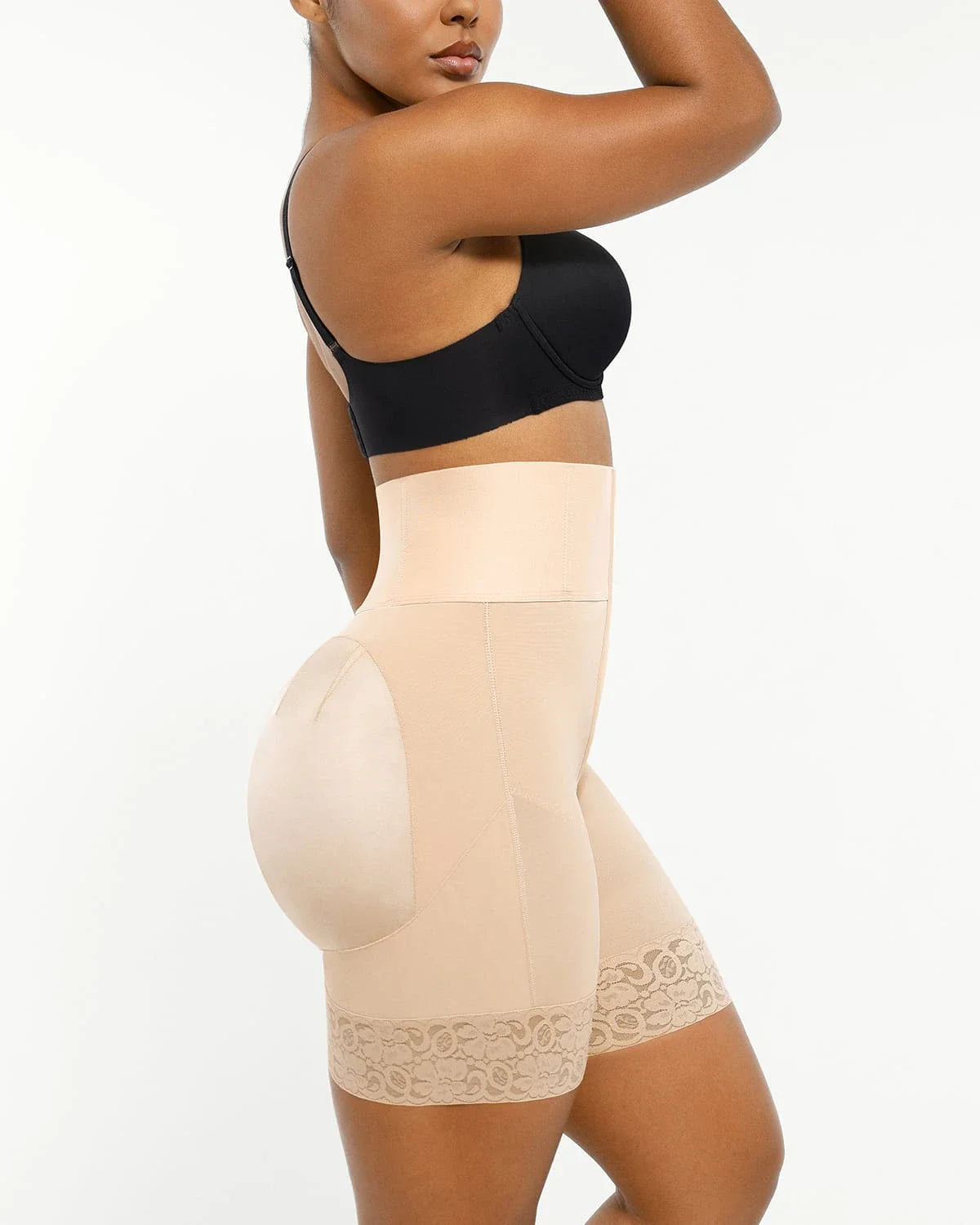 Sculpting High-Waisted Shaper Shorts