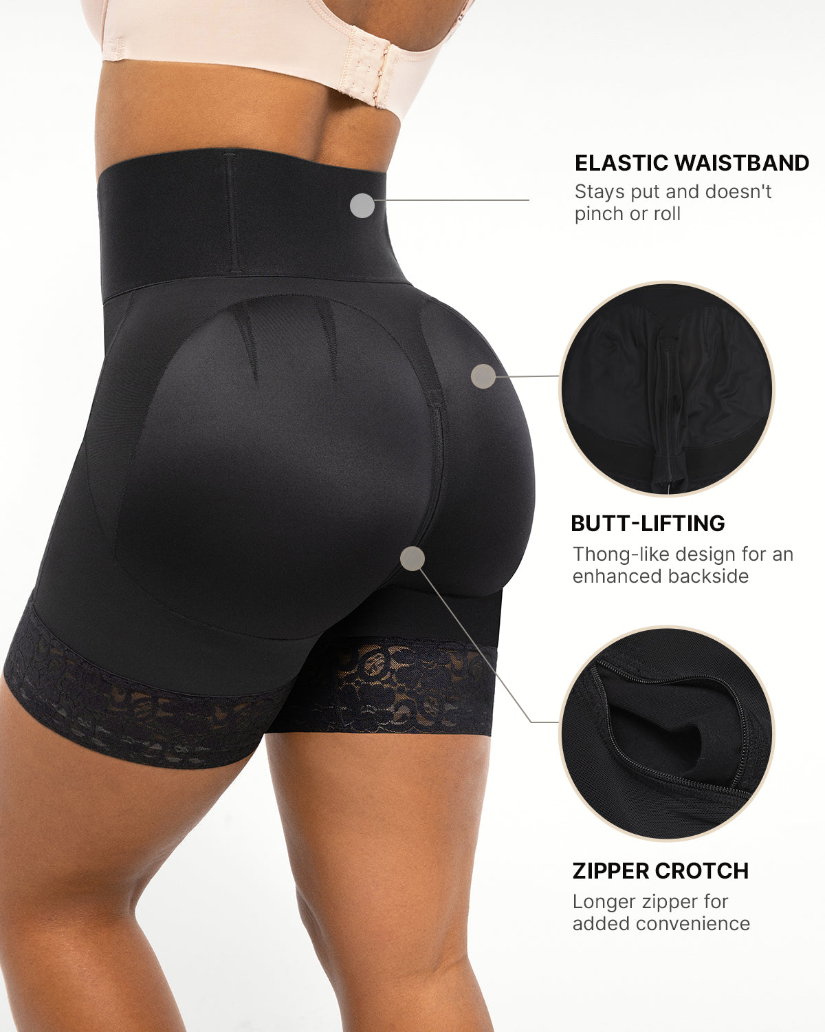 Sculpting High-Waisted Shaper Shorts