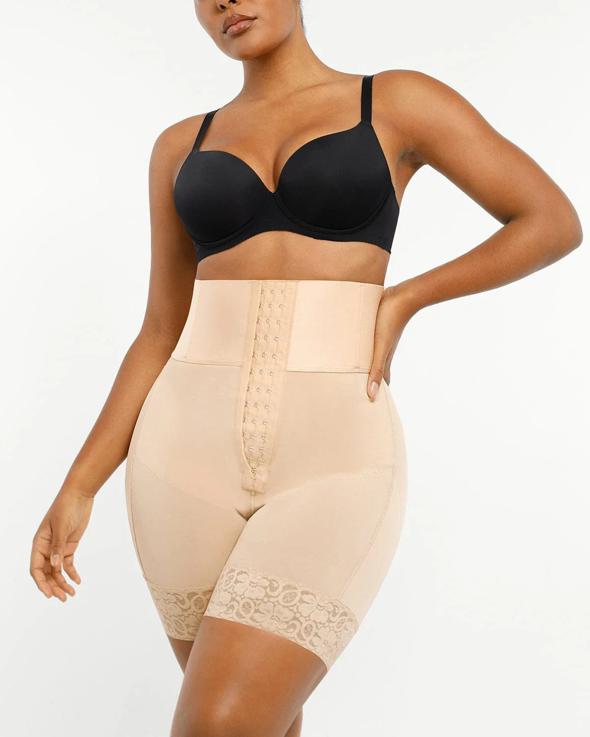 Sculpting High-Waisted Shaper Shorts