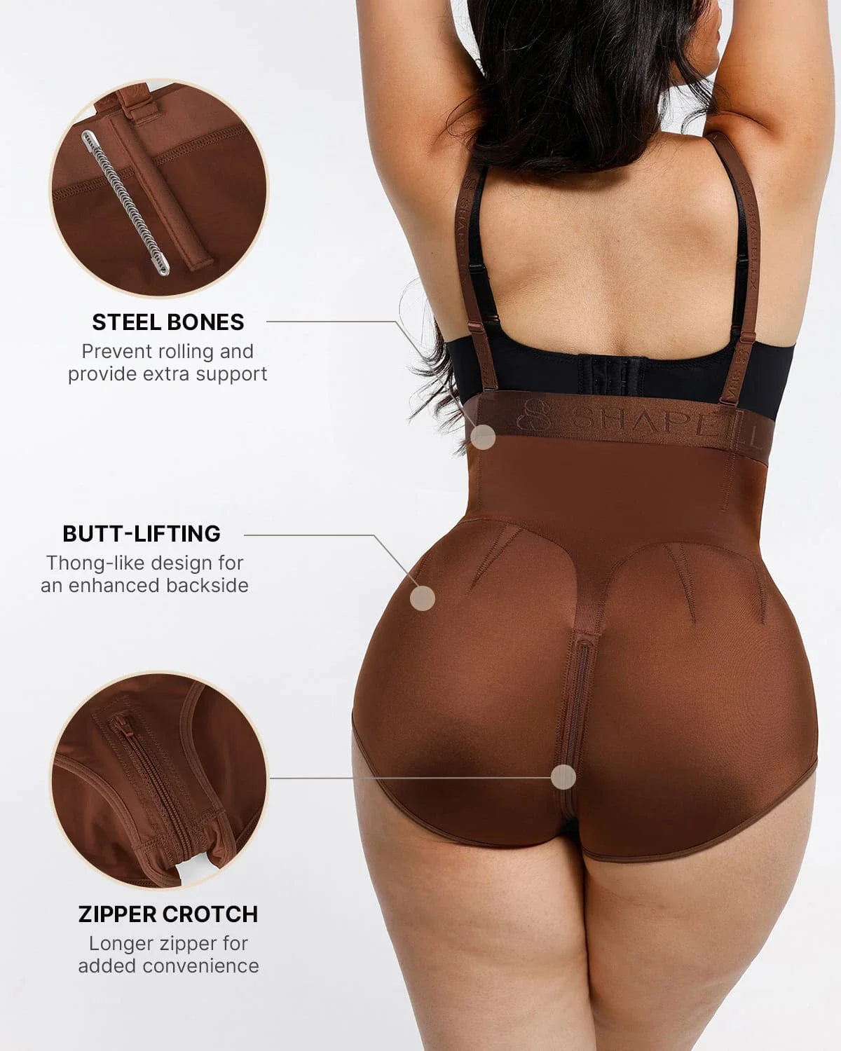 Silk High-Waisted Shapewear for Smoothing