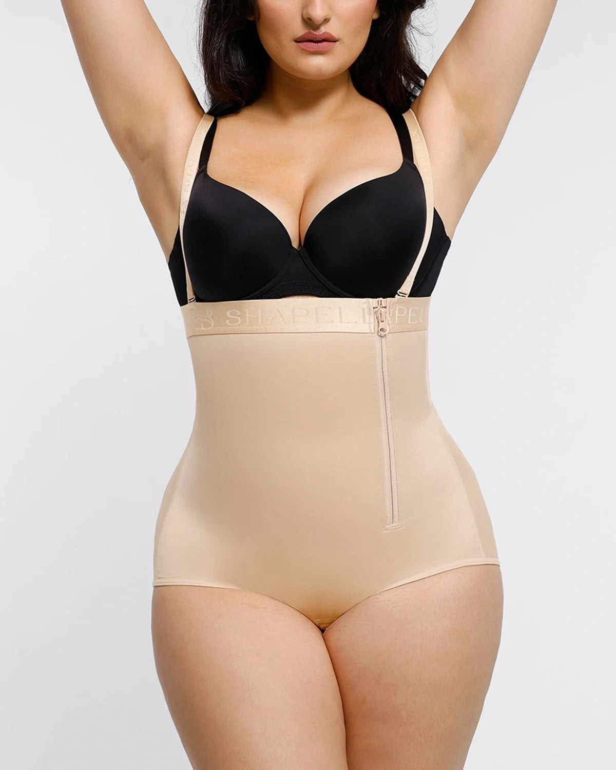 Silk High-Waisted Shapewear for Smoothing