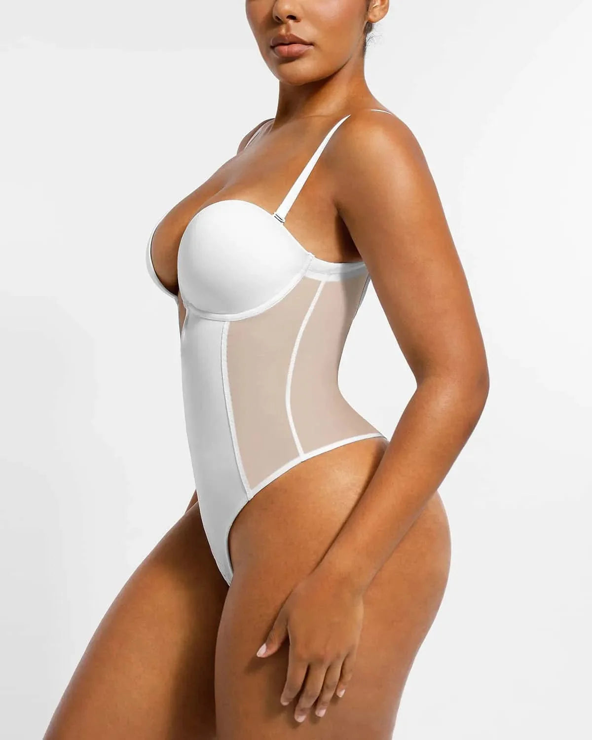 Deep Plunge Low-Back Sculpting Bodysuit
