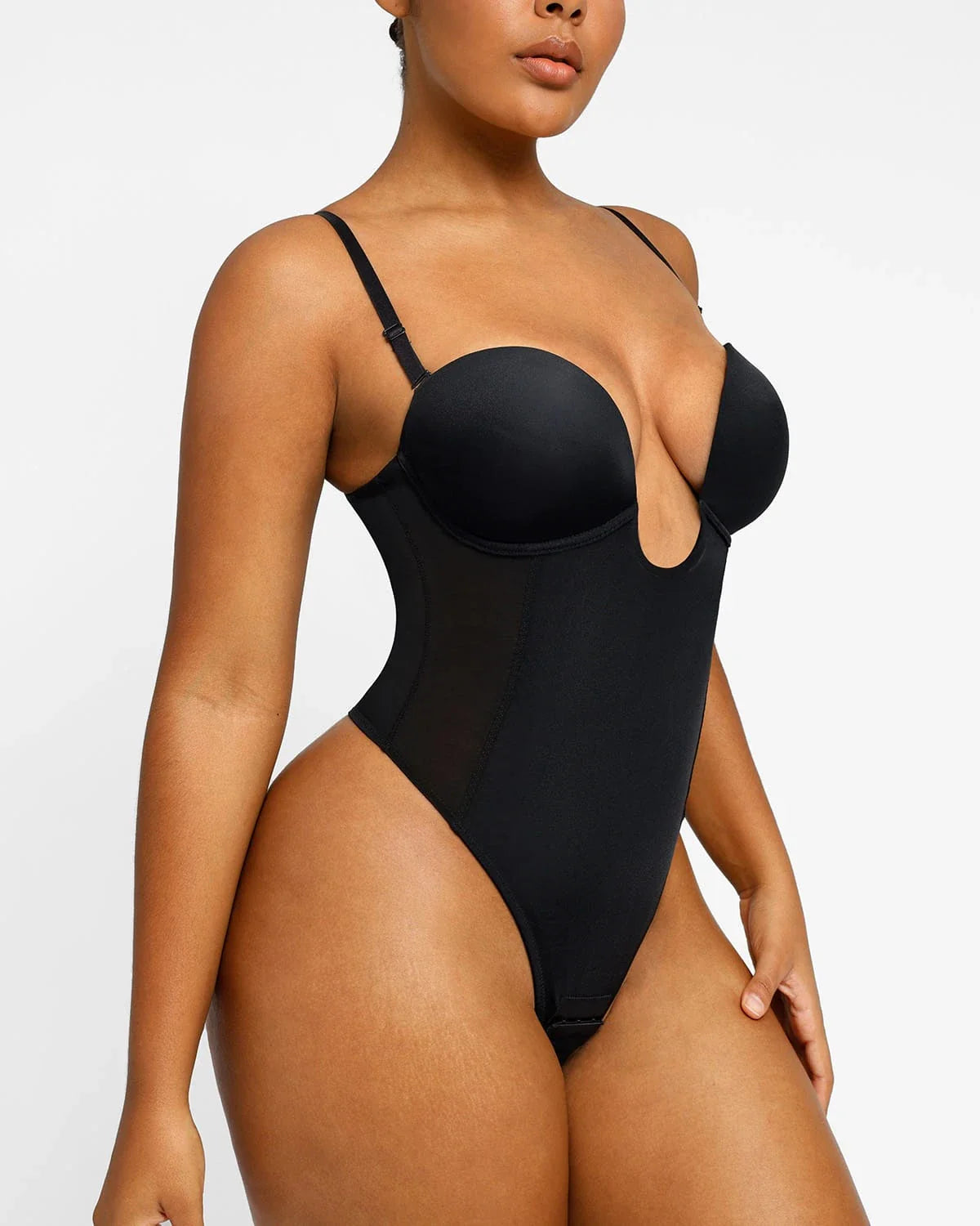 Deep Plunge Low-Back Sculpting Bodysuit