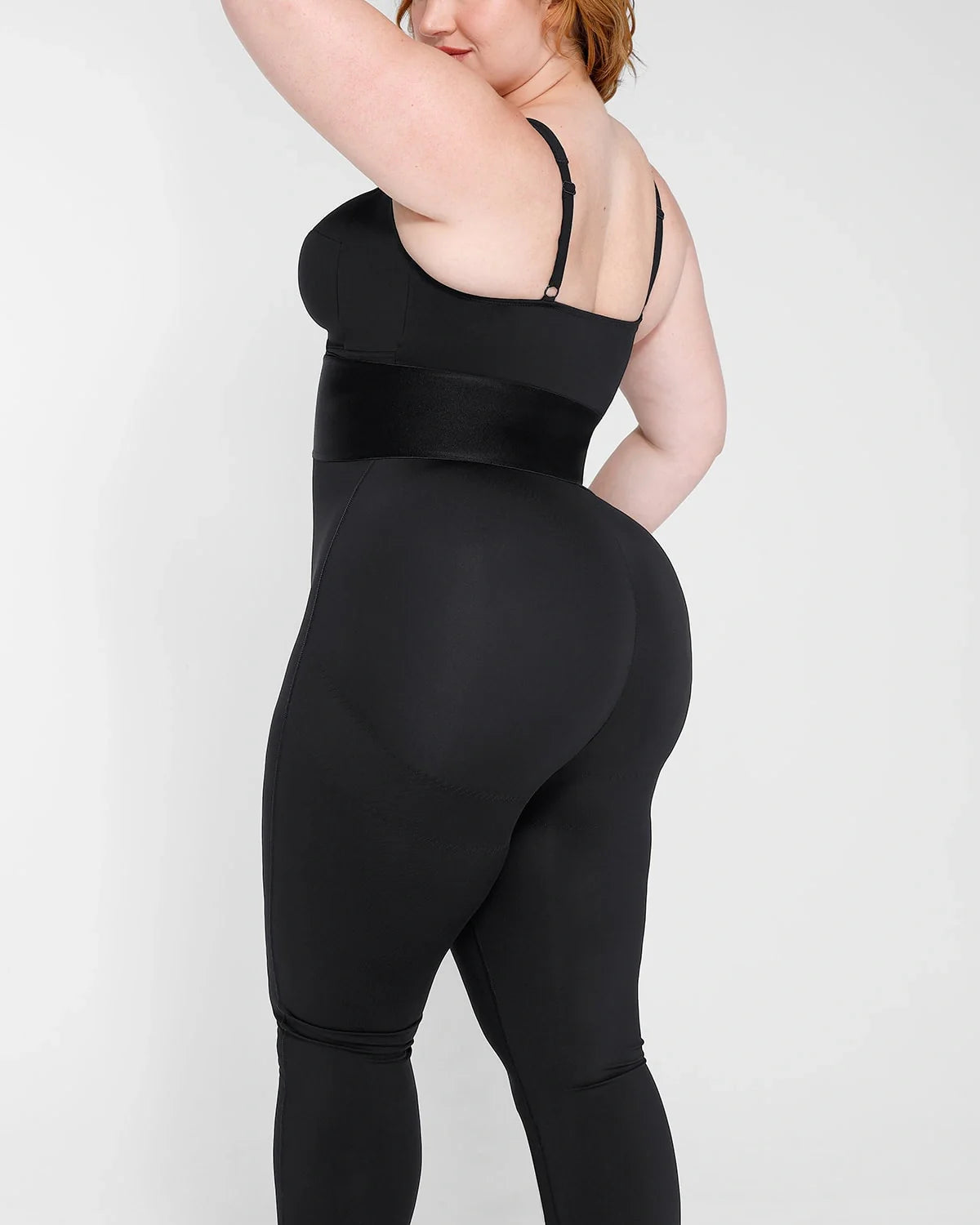Sculpting Elastic Waistband Shaping Jumpsuit