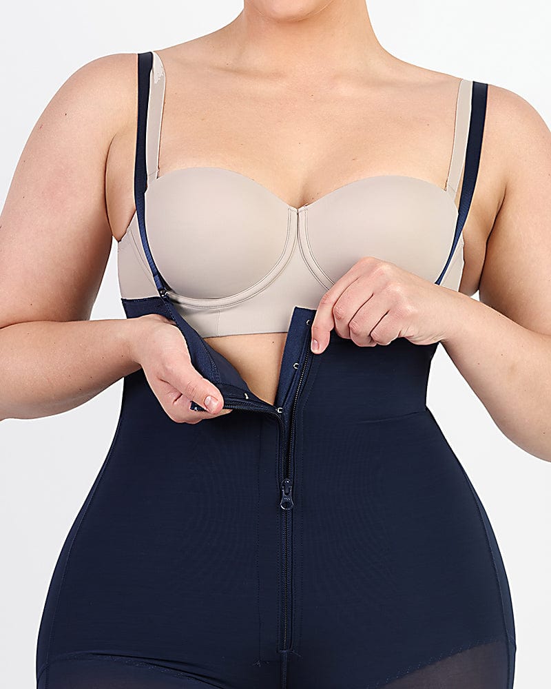 High-Waist Tummy Control Compression Mid Thigh Short