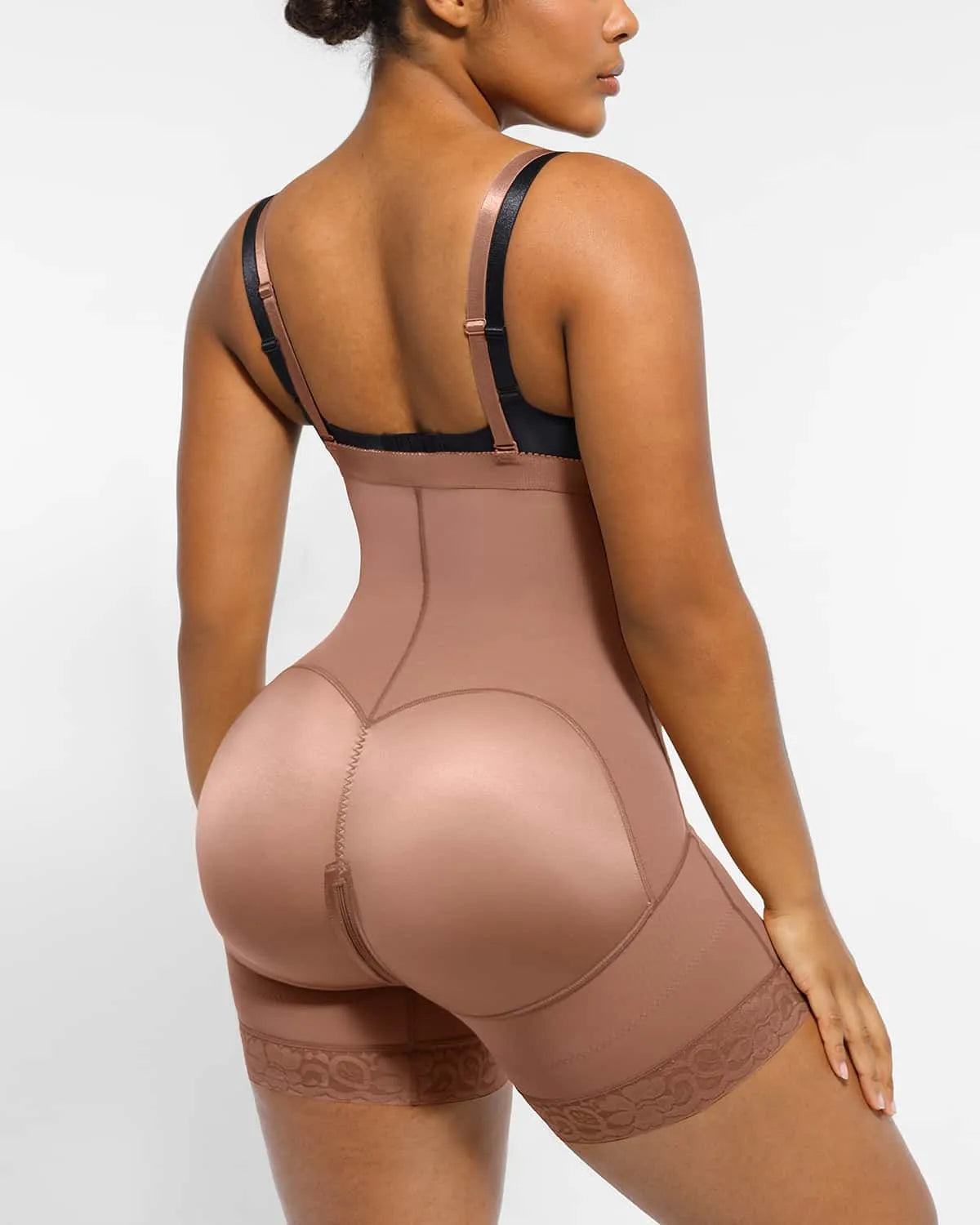High-Waist Tummy Control Compression Mid Thigh Short