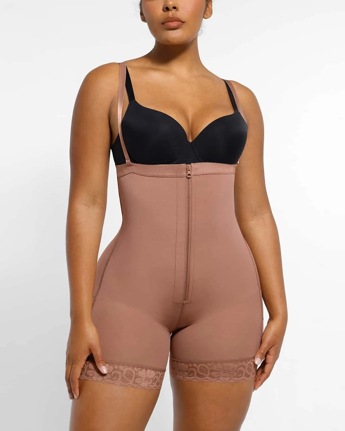 High-Waist Tummy Control Compression Mid Thigh Short