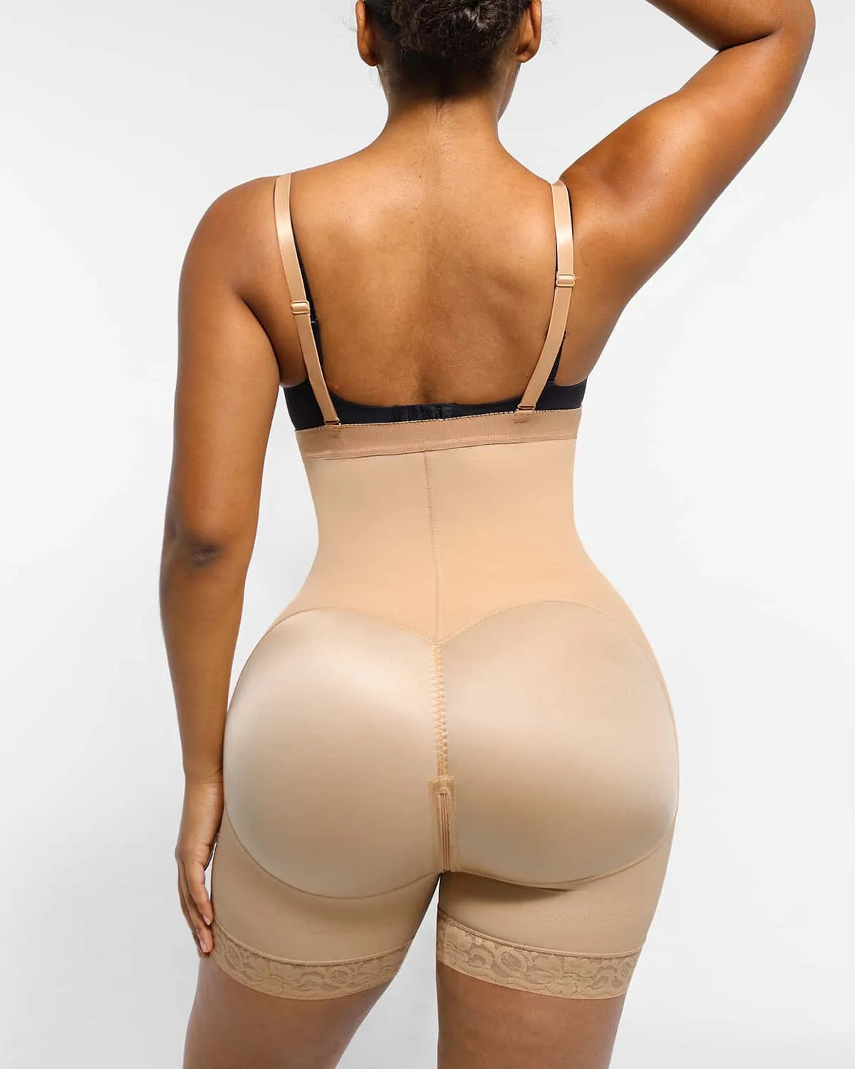 High-Waist Tummy Control Compression Mid Thigh Short