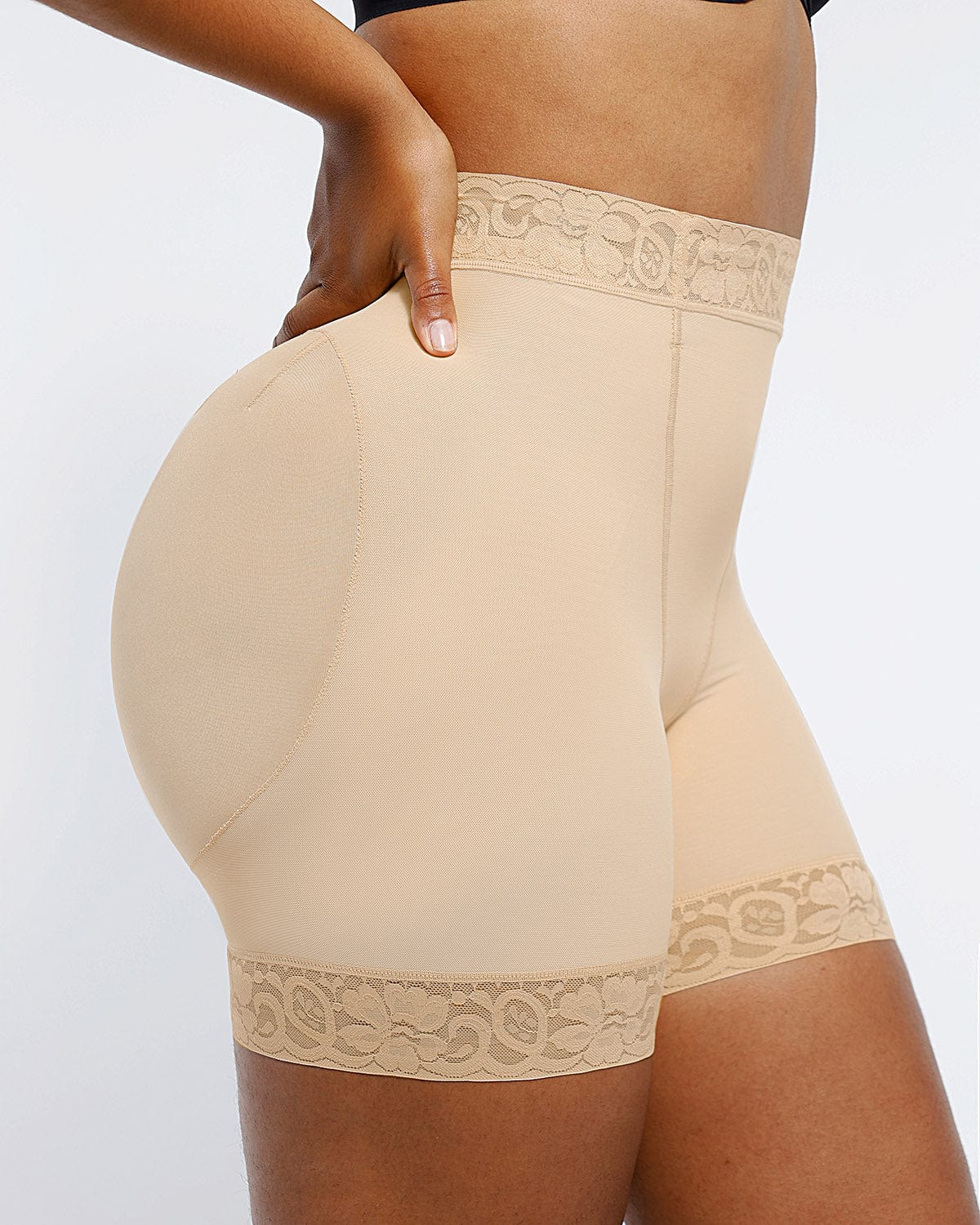 Butt-Lifting Lace Shaper Shorts