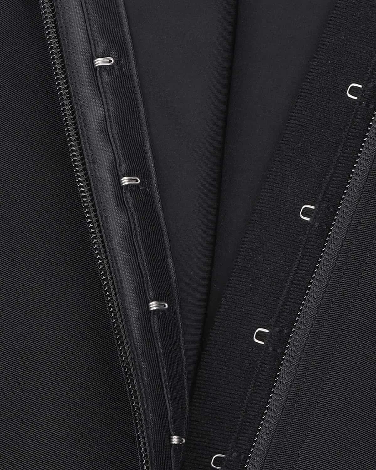 Sculpting Zipper Front Open Bust Bodysuit