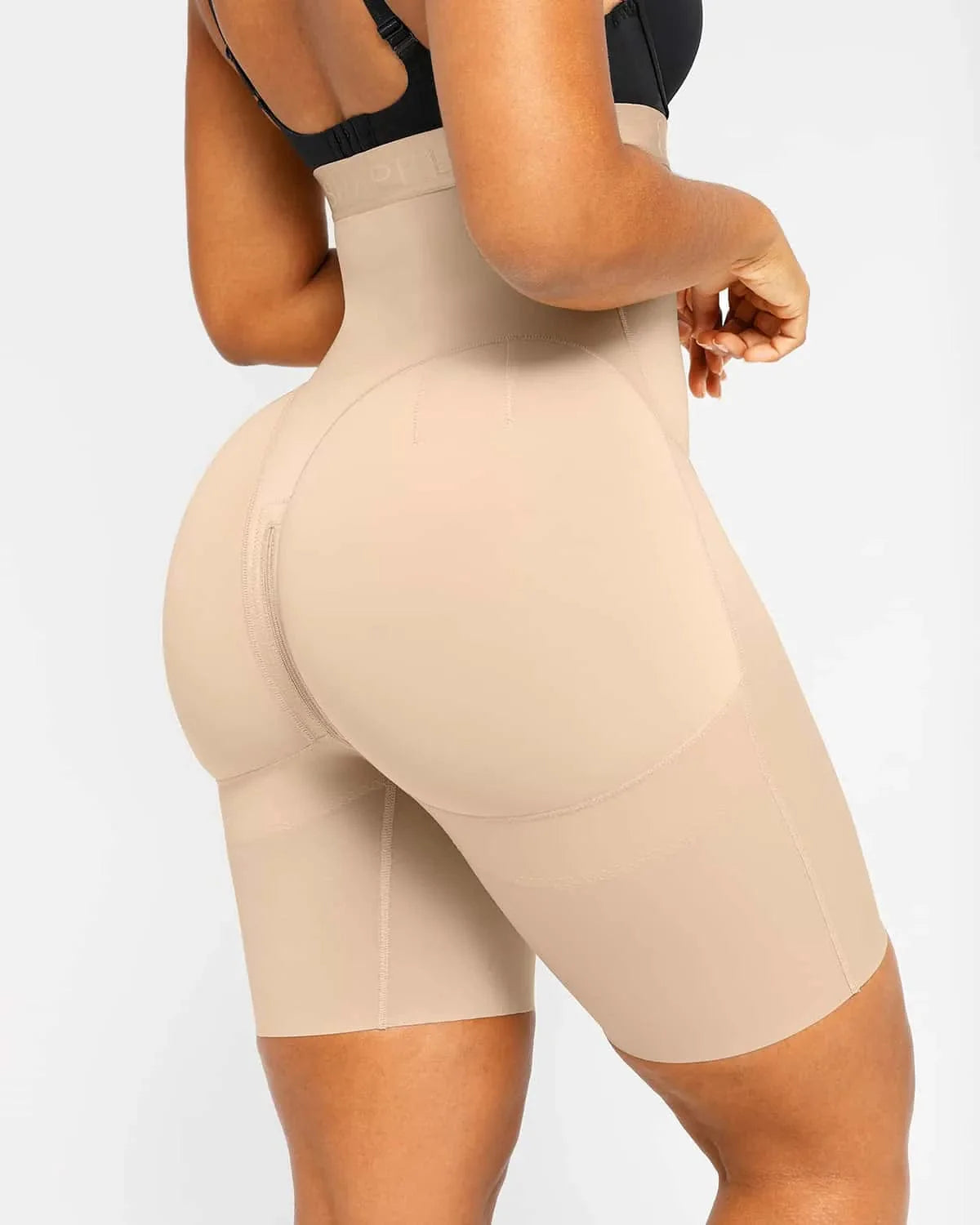 Butt-Lifting High-Waisted Shaper Shorts