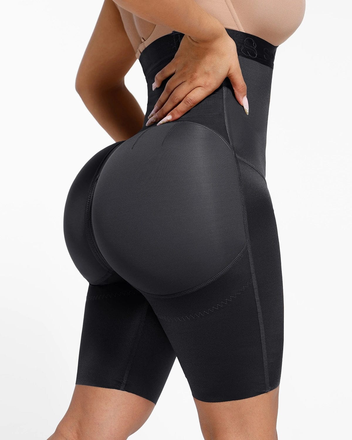 Butt-Lifting High-Waisted Shaper Shorts