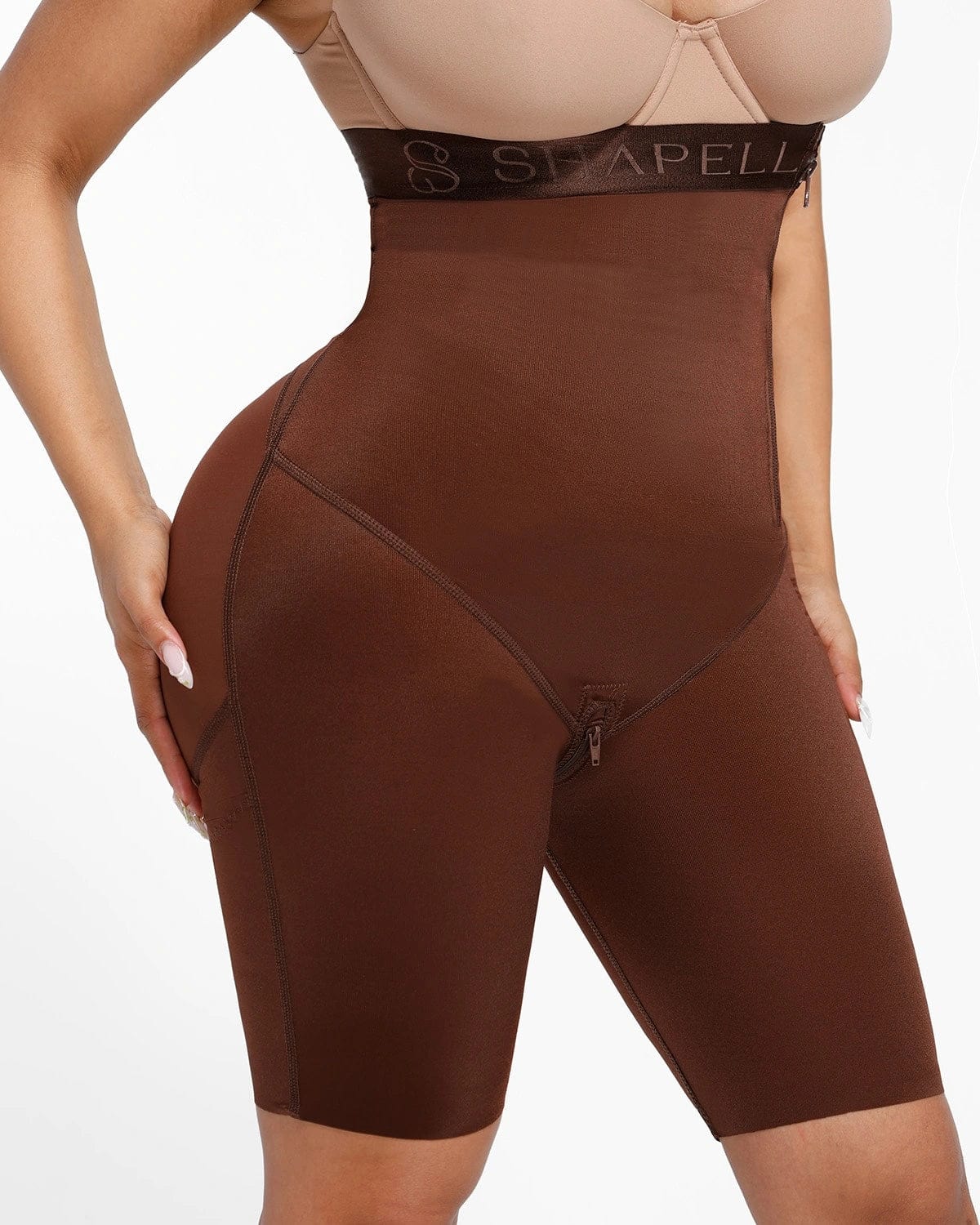 Butt-Lifting High-Waisted Shaper Shorts