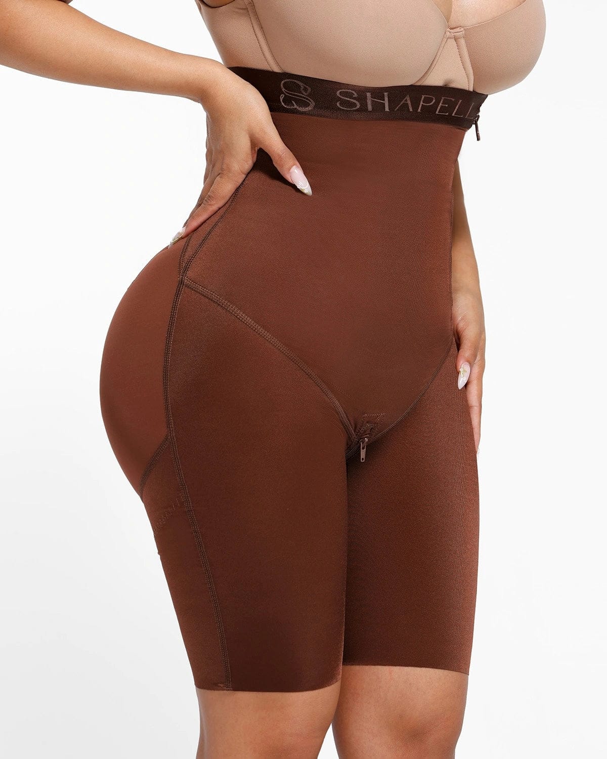 Butt-Lifting High-Waisted Shaper Shorts