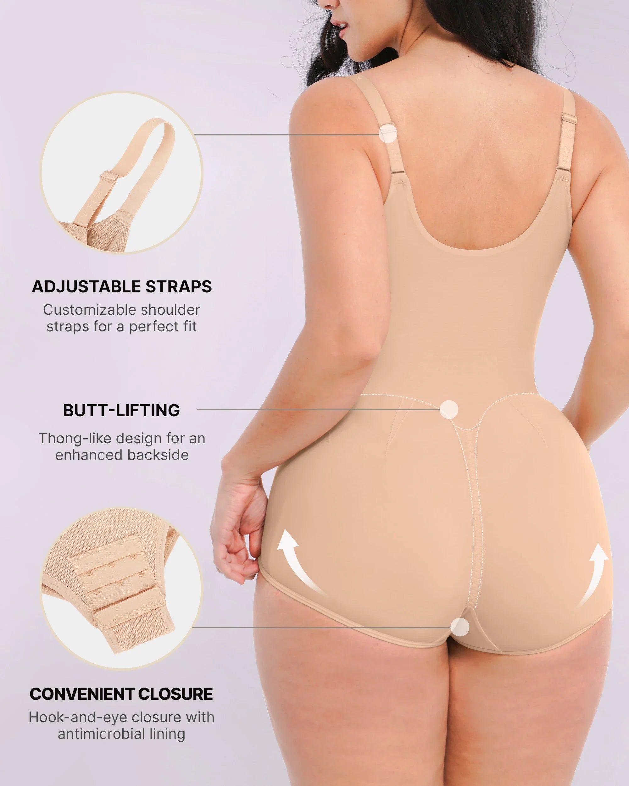 Tummy Control Sculpting Brief Bodysuit