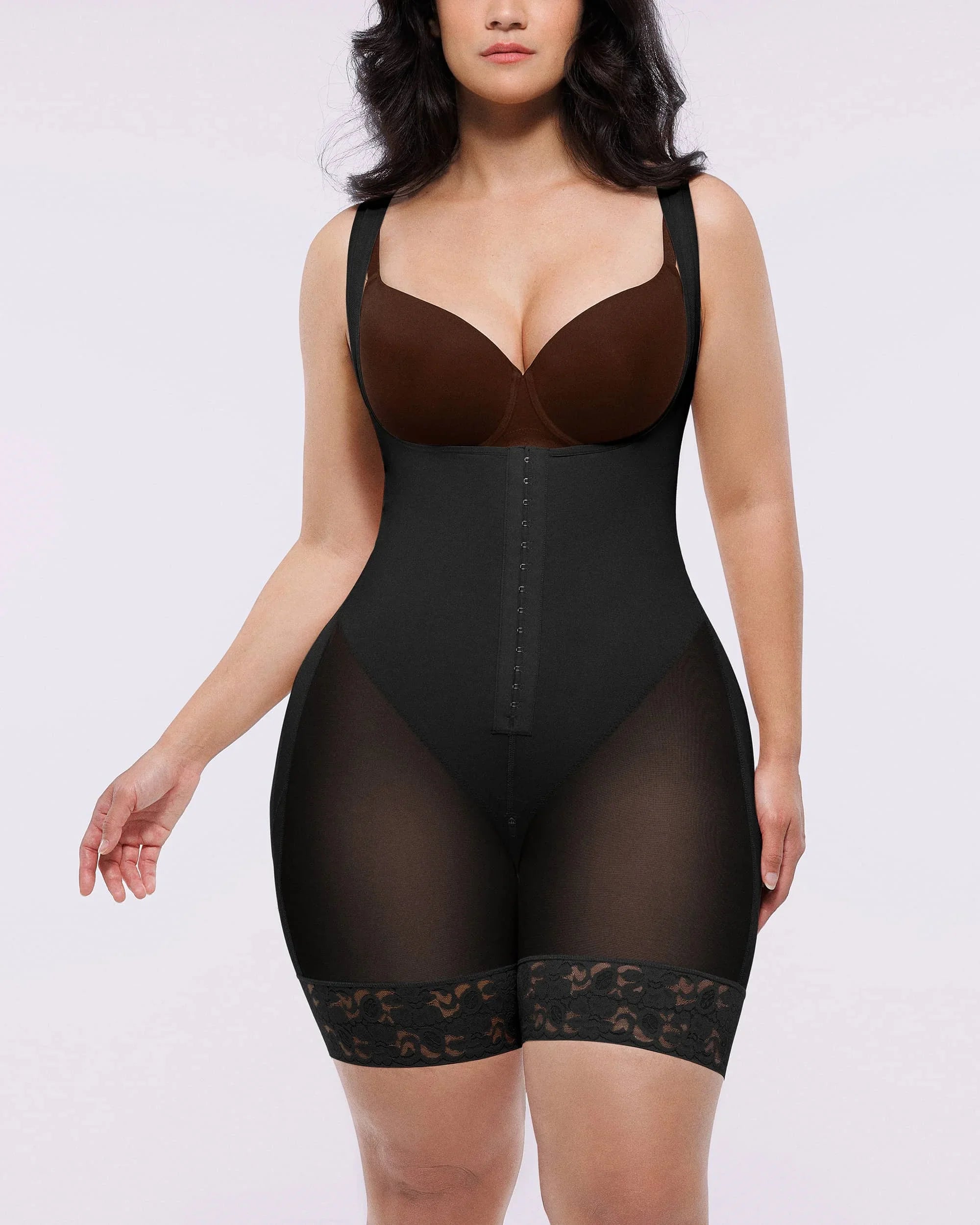 Extreme Compression Open Bust Shaping Bodysuit