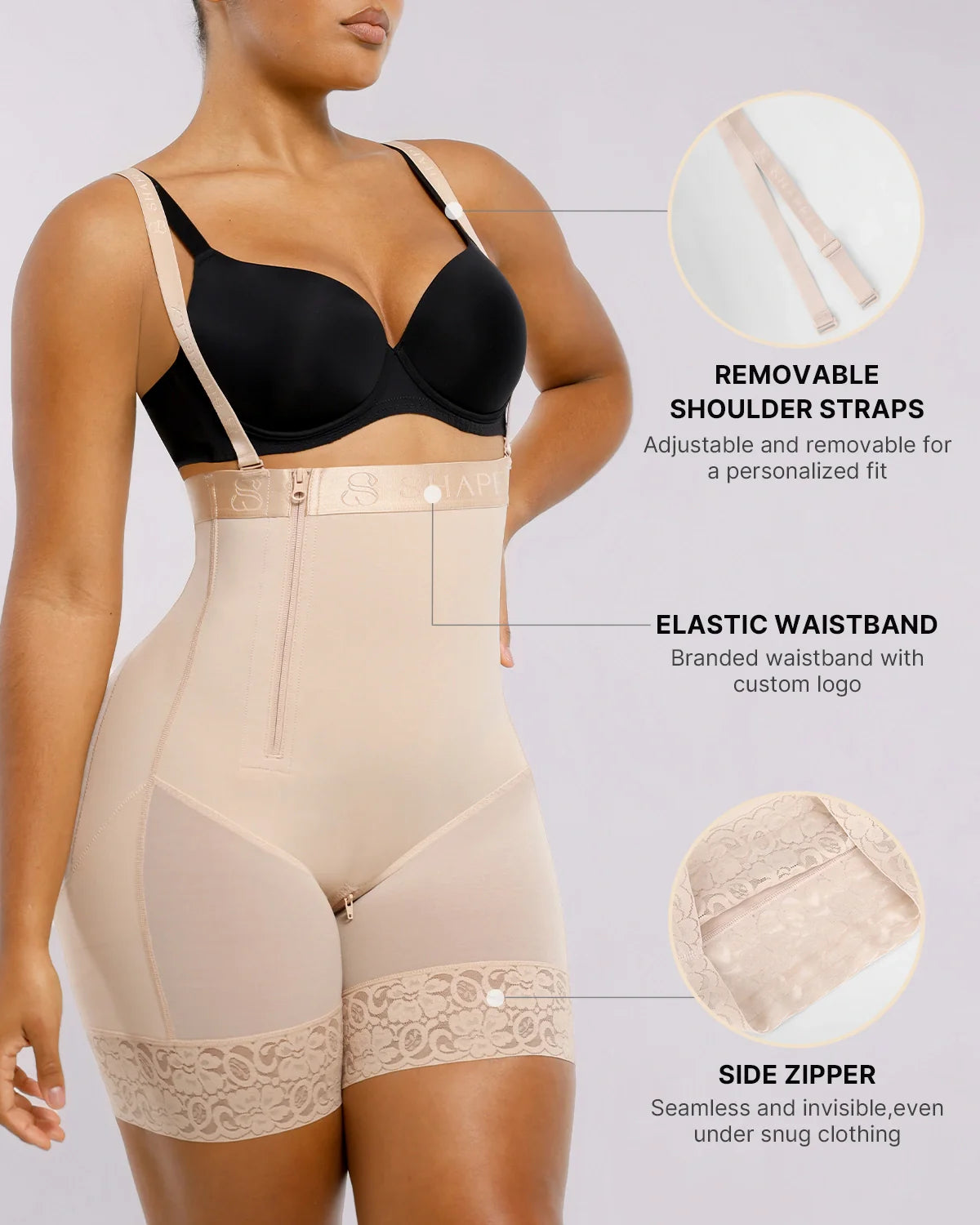 Postpartum Tummy Control Support Shorts