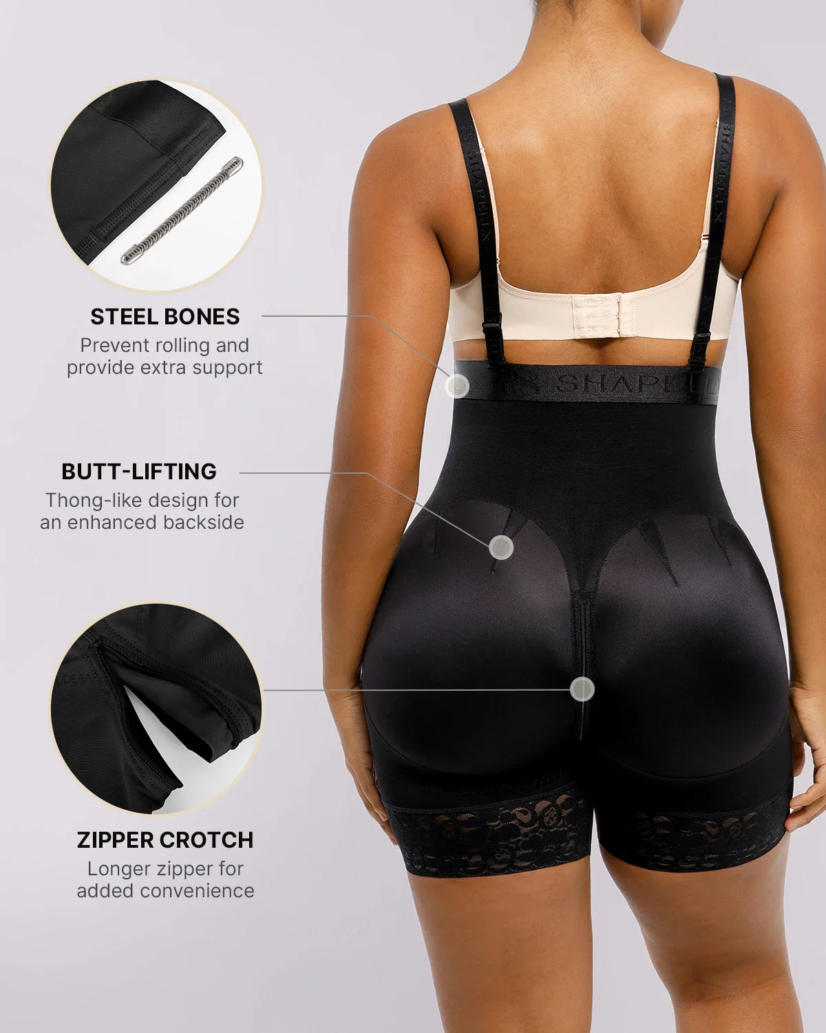 Firm Tummy Control Shaping Shorts