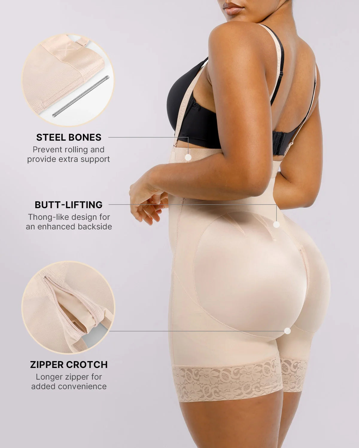 Firm Tummy Control Shaping Shorts