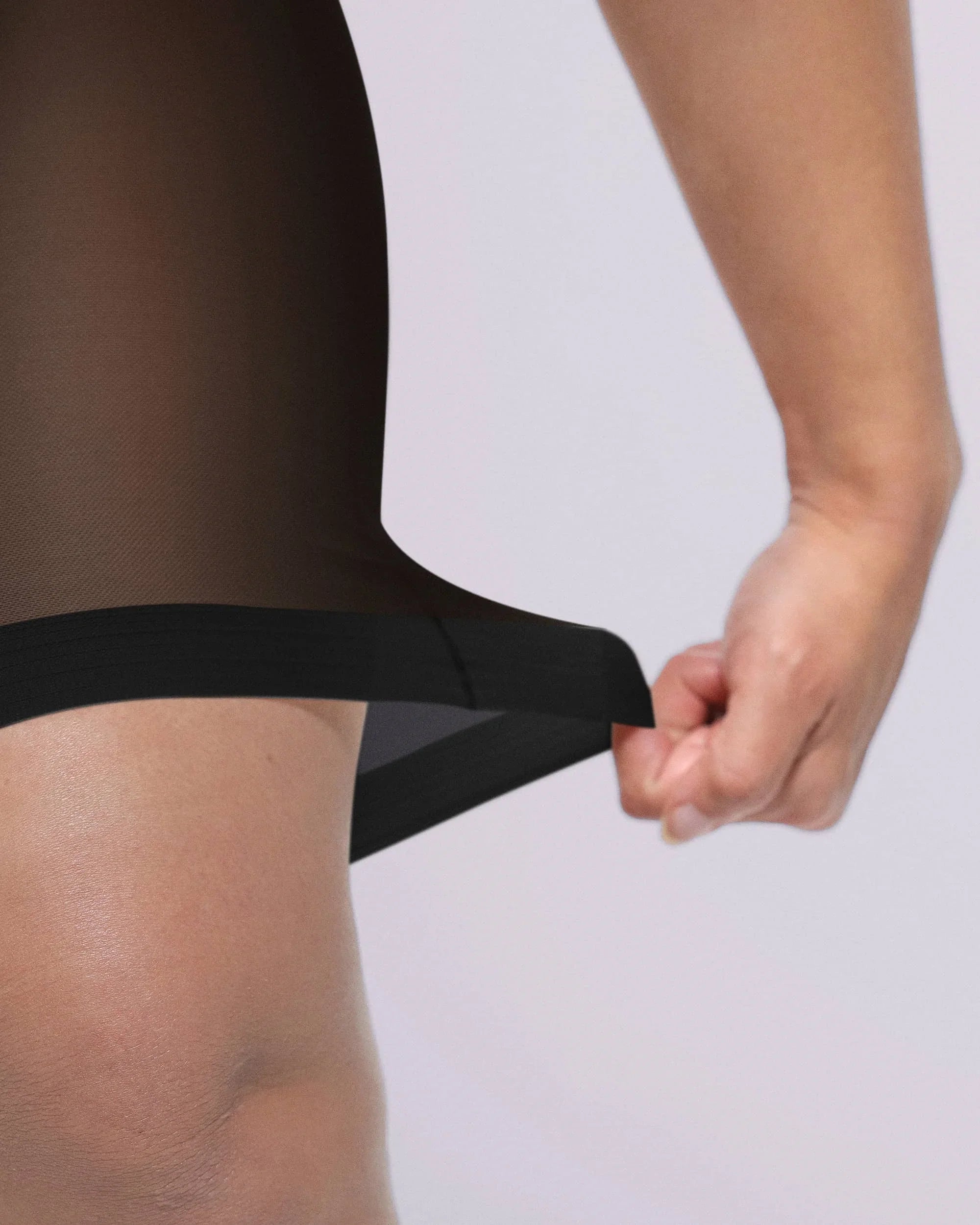 Butt-Lifting Mesh Above-Knee Shaper Shorts
