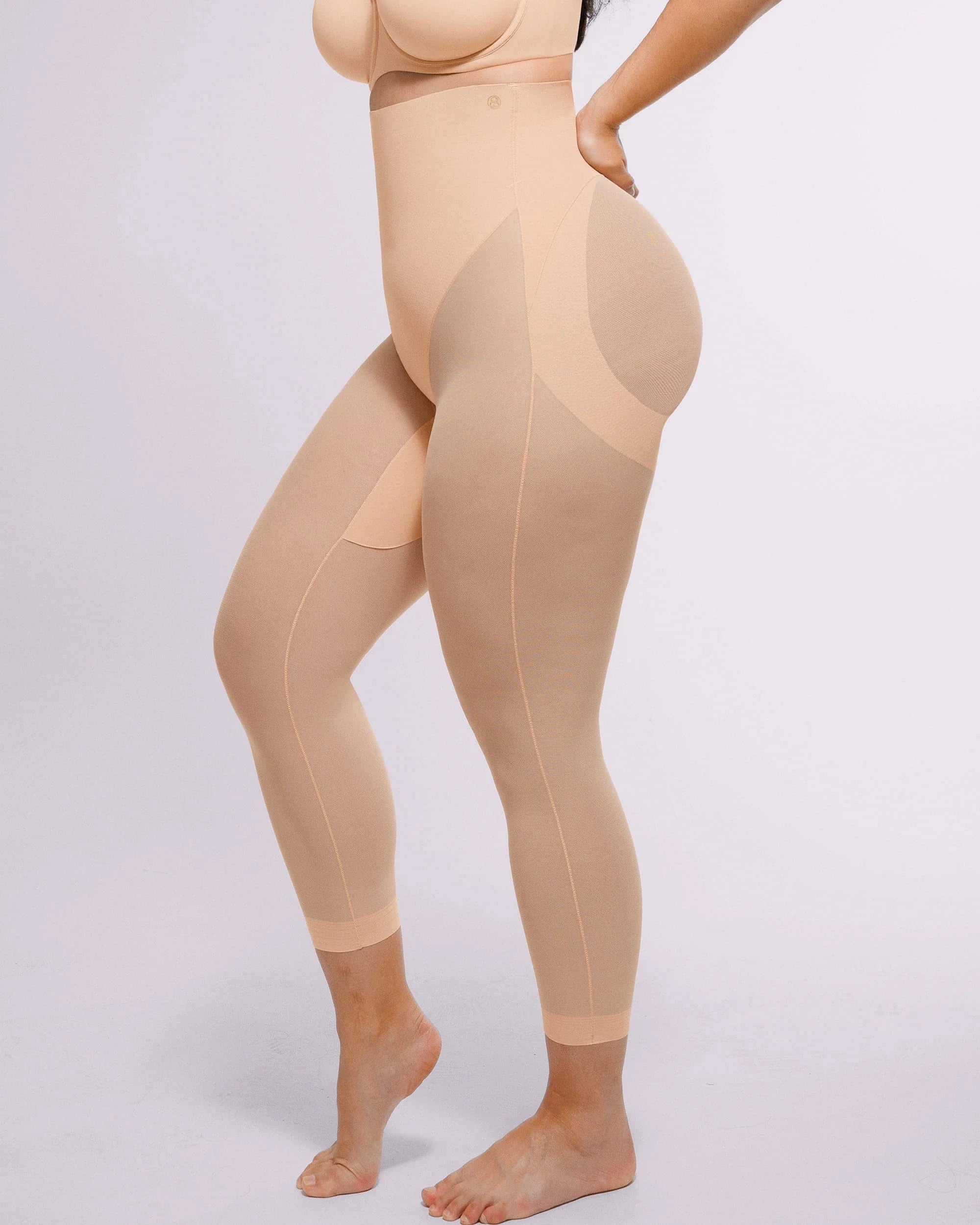 Comfortable Sculpting Bodysuit and Capri Set