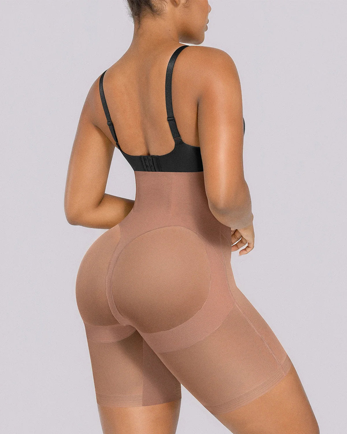 High-Waist Tummy Control Sculpting Mid Thigh Short