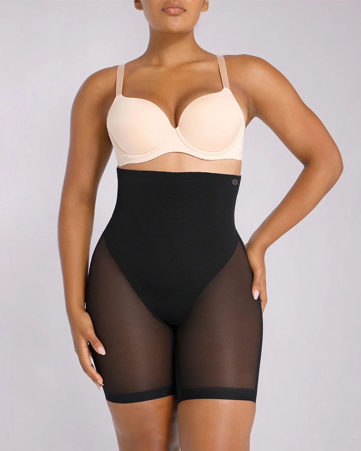 High-Waist Tummy Control Sculpting Shorts