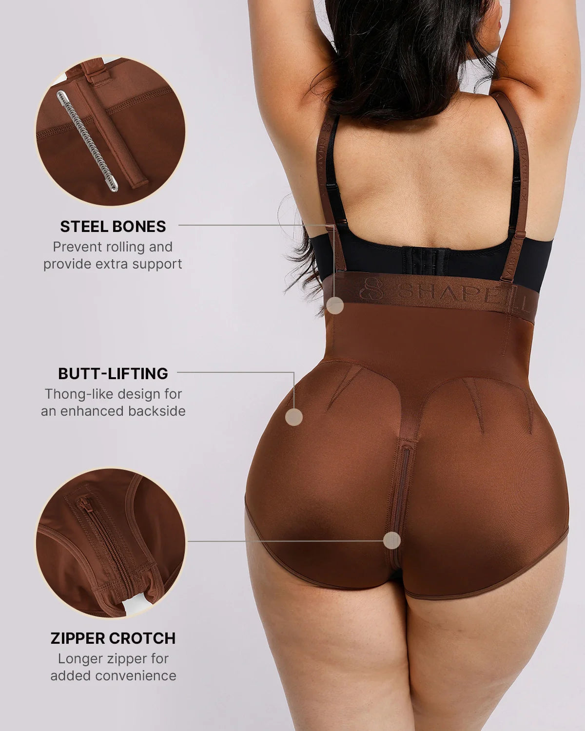 Silk High-Waisted Smoothing Brief