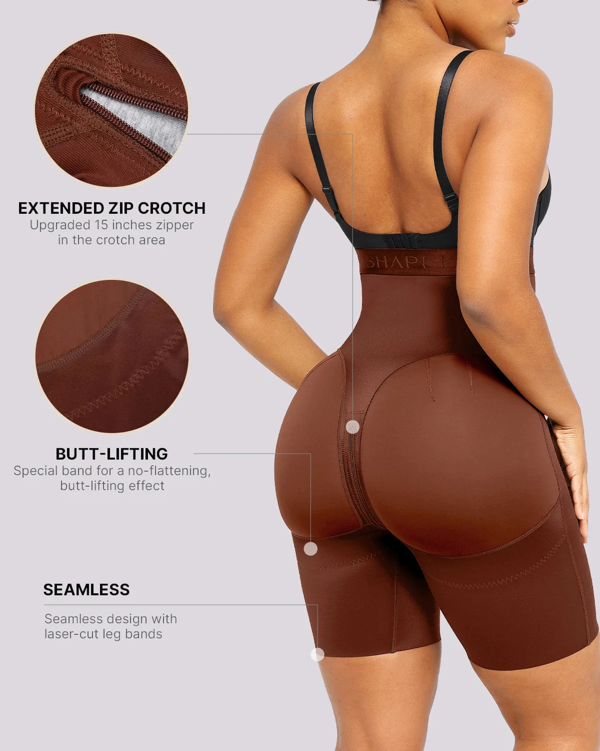Silk Smoothing High-Waisted Shaper Shorts