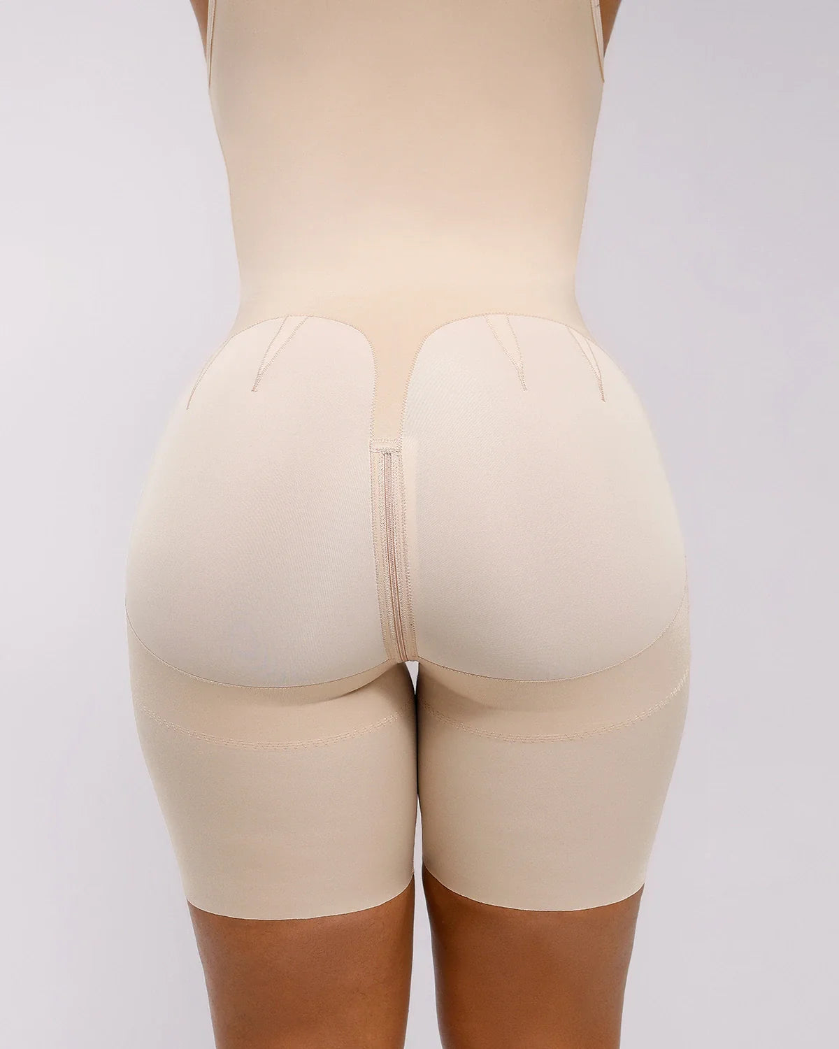 Silk Smoothing Open Bust Full Bodysuit