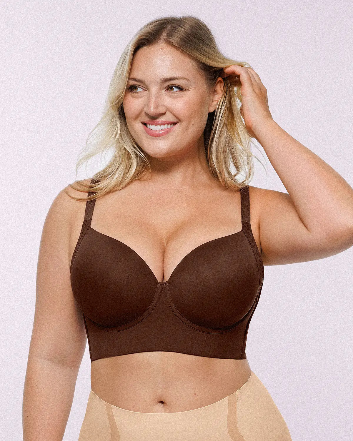 Back Smoothing Underwire Push-Up Bra