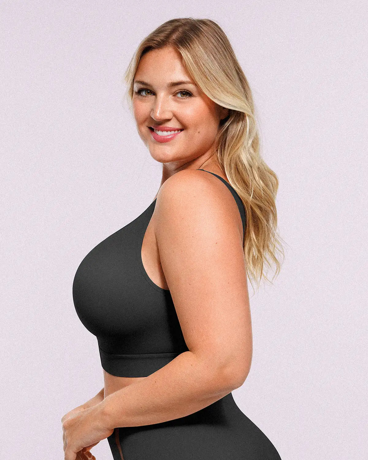 Unlined Wireless Front-Closure Bra — Comfort & Support