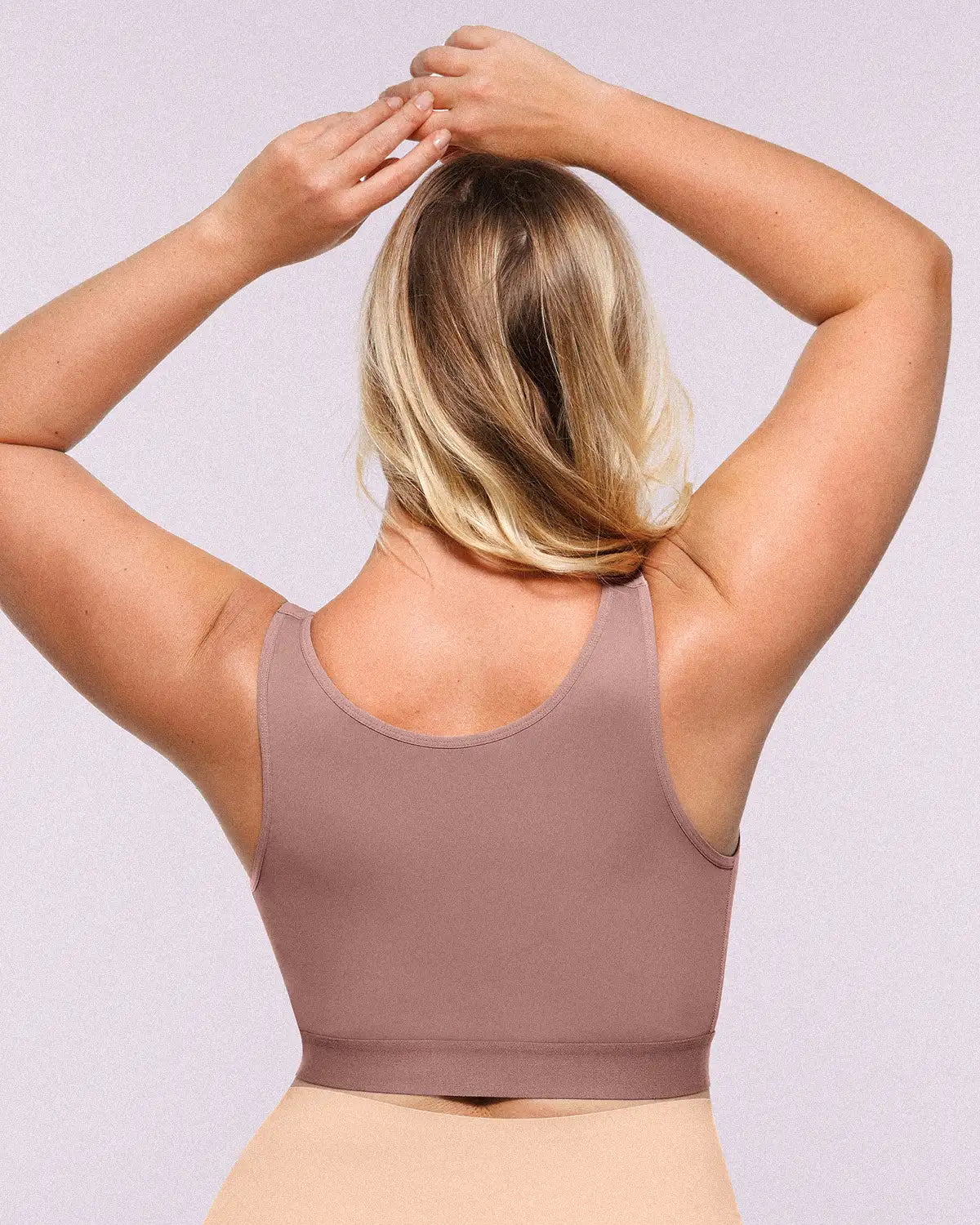 Unlined Wireless Back Support Bra — Comfort & Lift