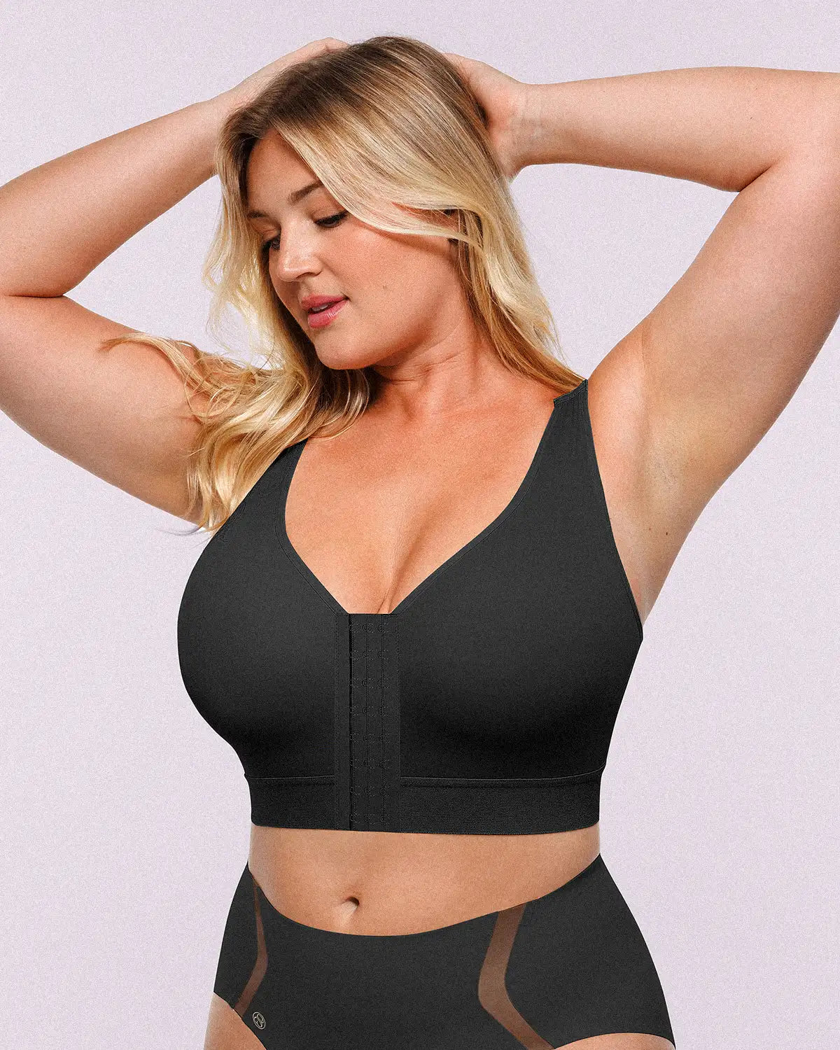 Unlined Wireless Back Support Bra — Comfort & Lift