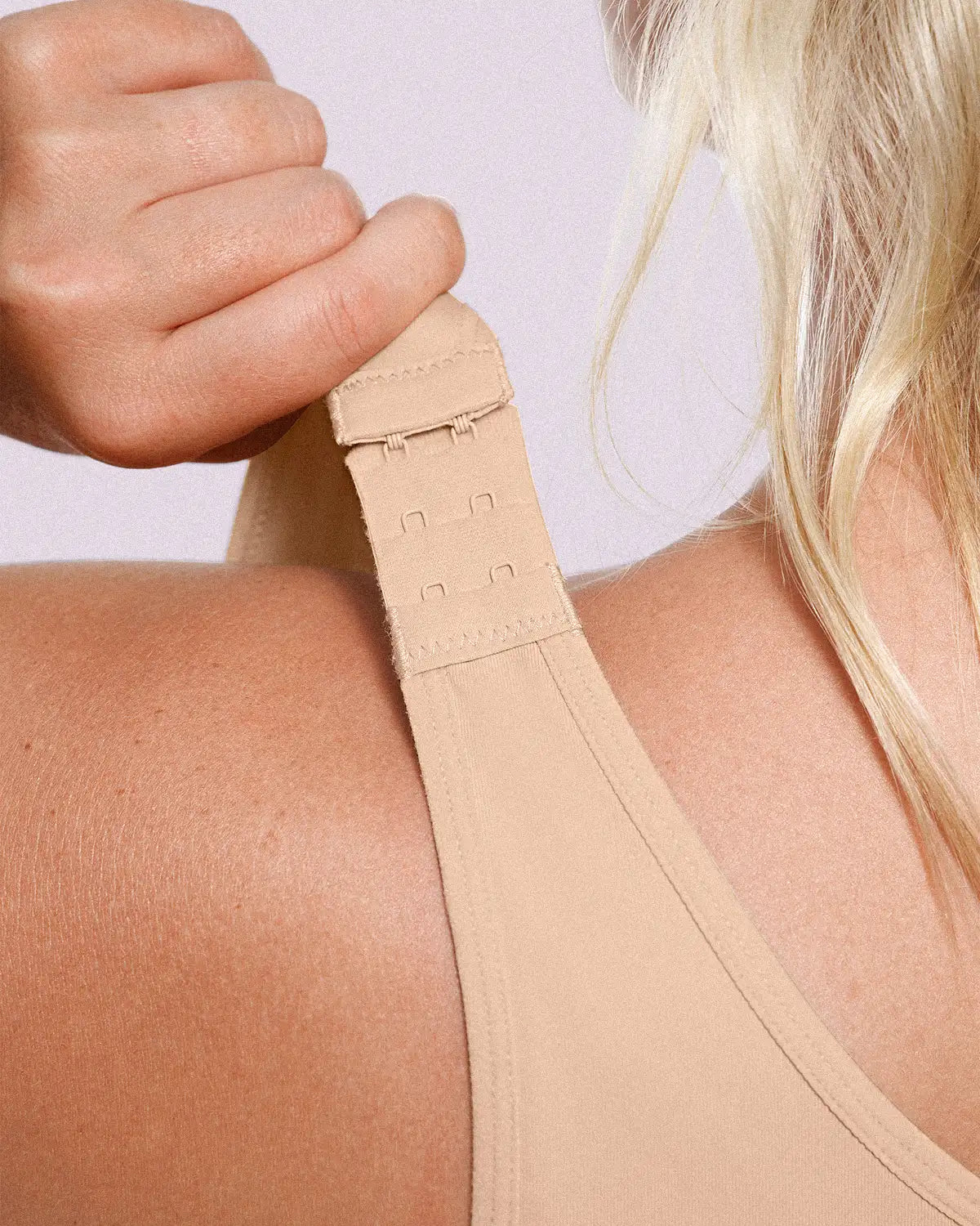 Unlined Wireless Front-Closure Bra — Comfort & Support