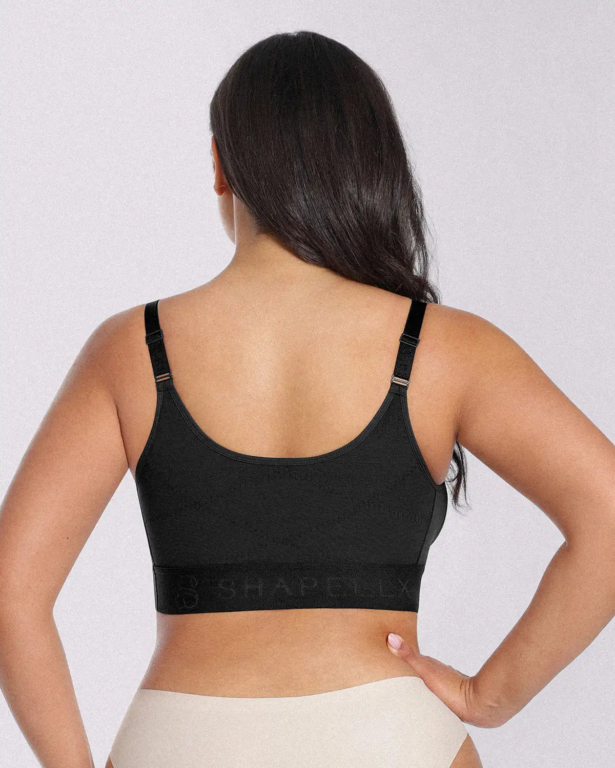 Unlined Wireless Front-Closure Bra — Comfort & Support