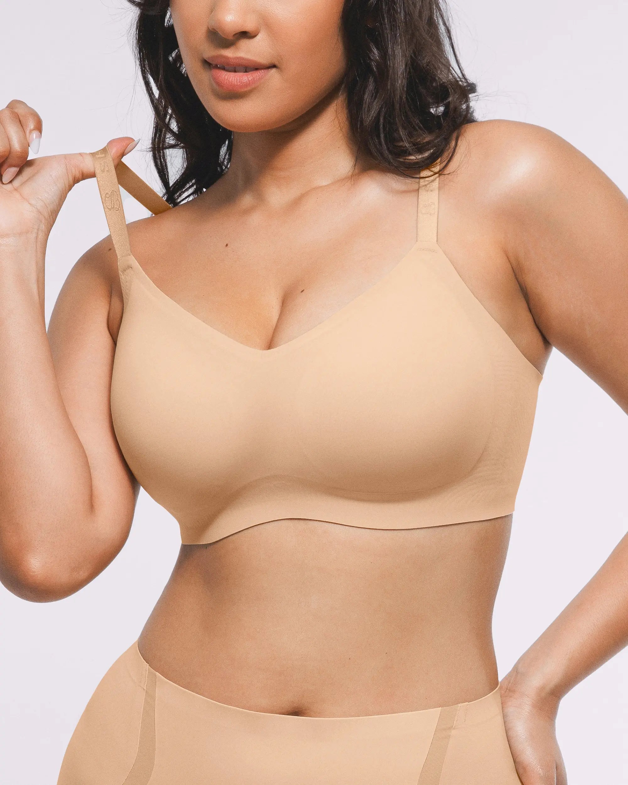 Cream Touch Smoothing Wireless Bra