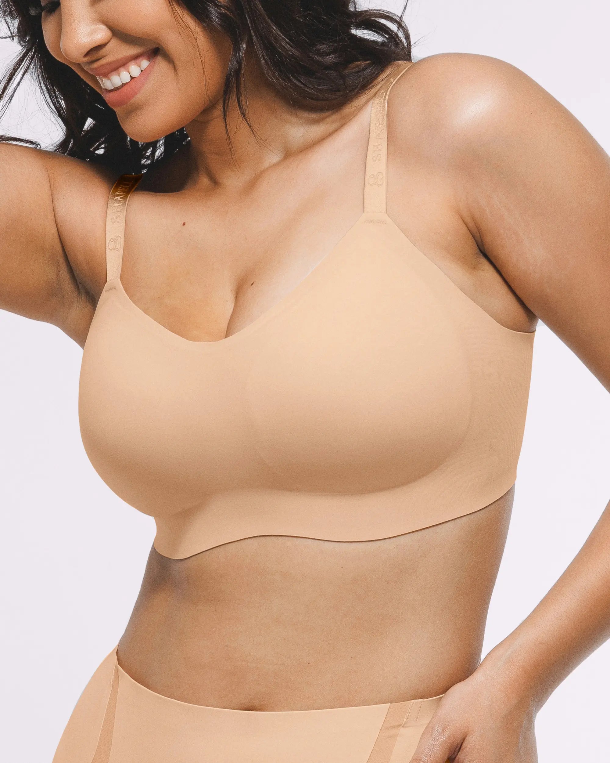 Cream Touch Smoothing Wireless Bra