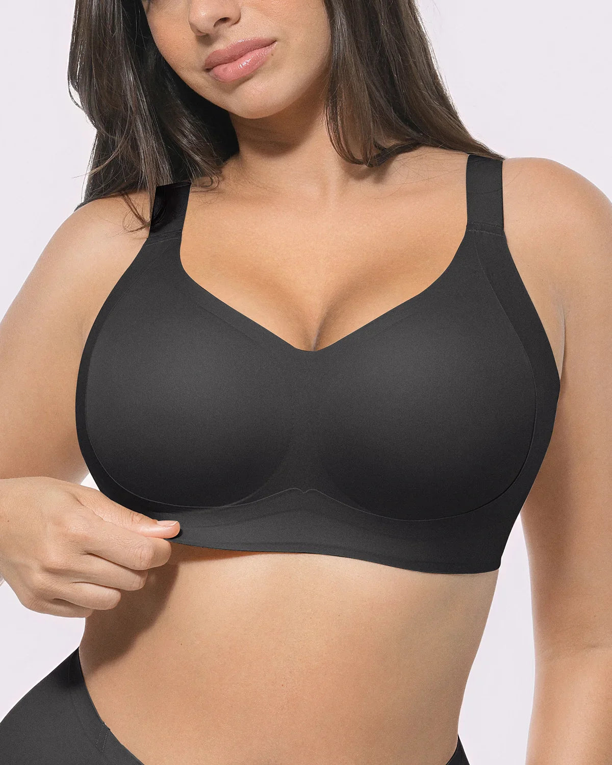 Cream Touch Wireless Push-Up Bra