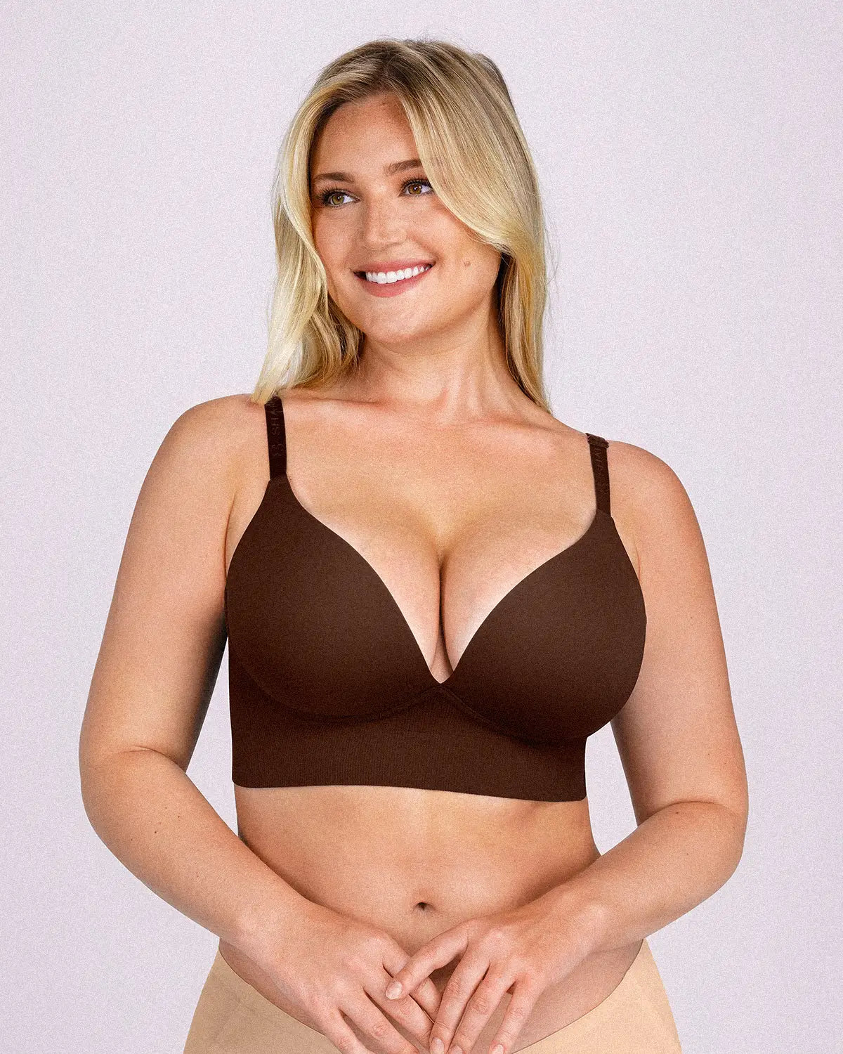 Back Smoothing Wireless Push-Up Bra