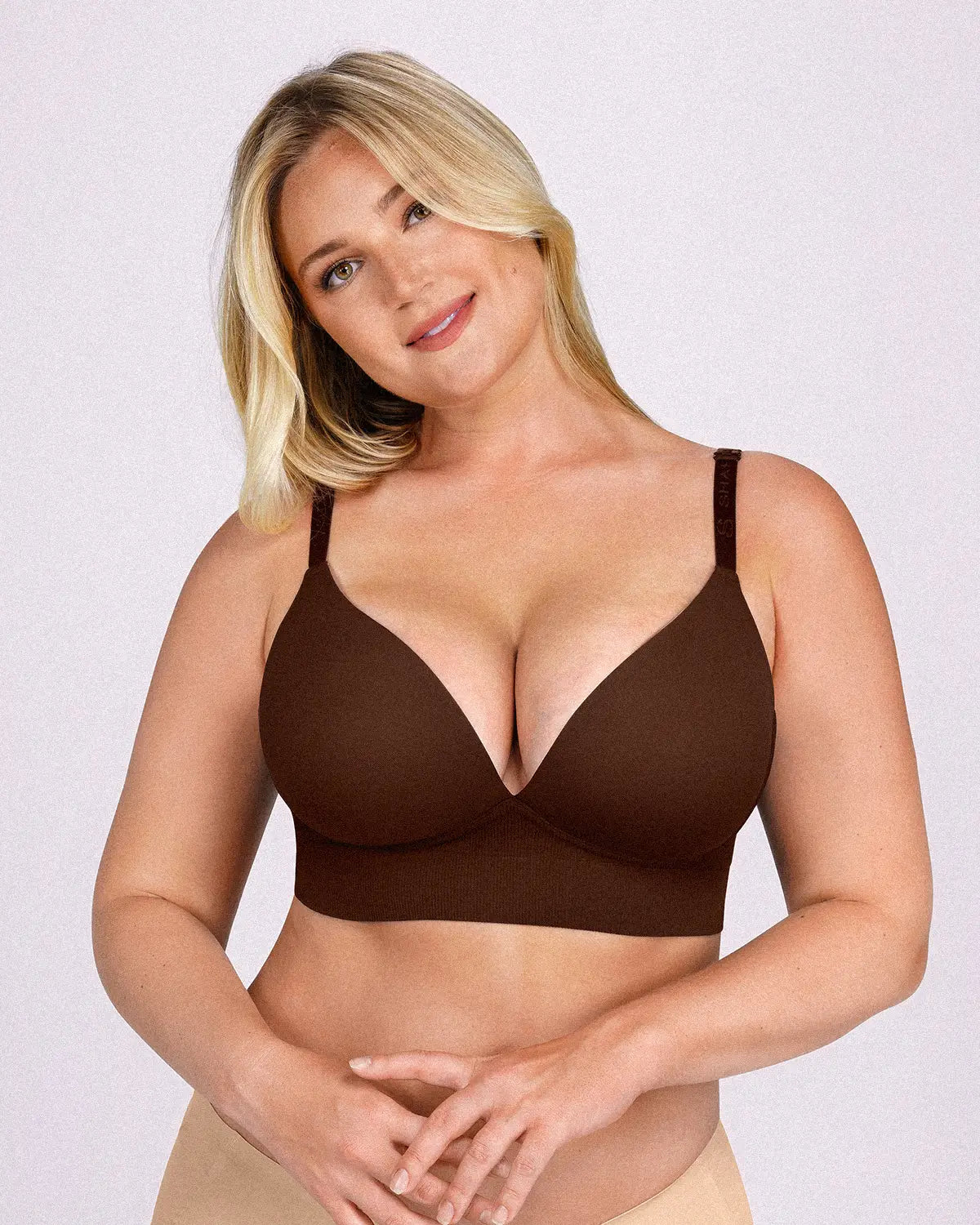 Back Smoothing Wireless Push-Up Bra
