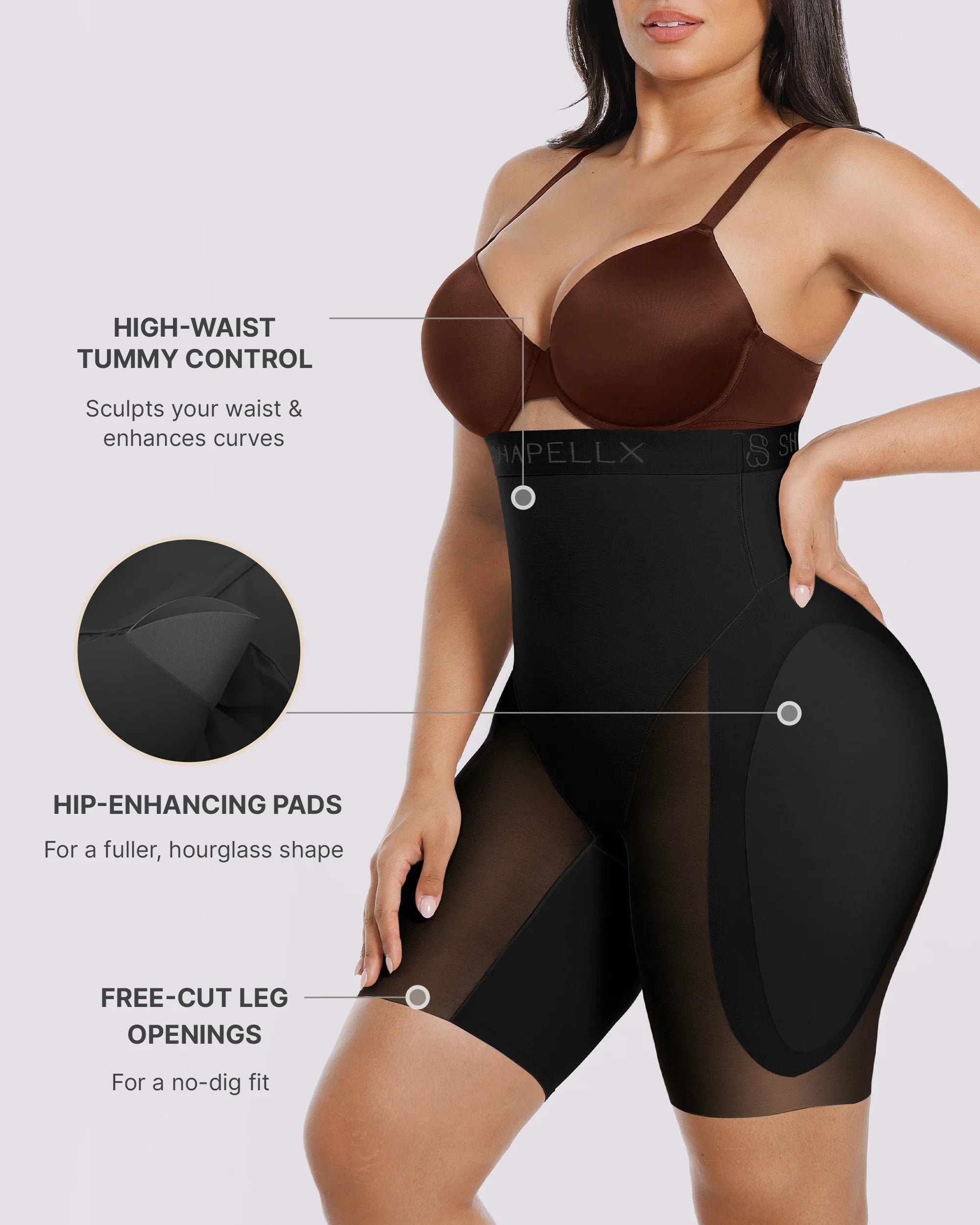 Smoothing Hip Enhancer Padded Shorts