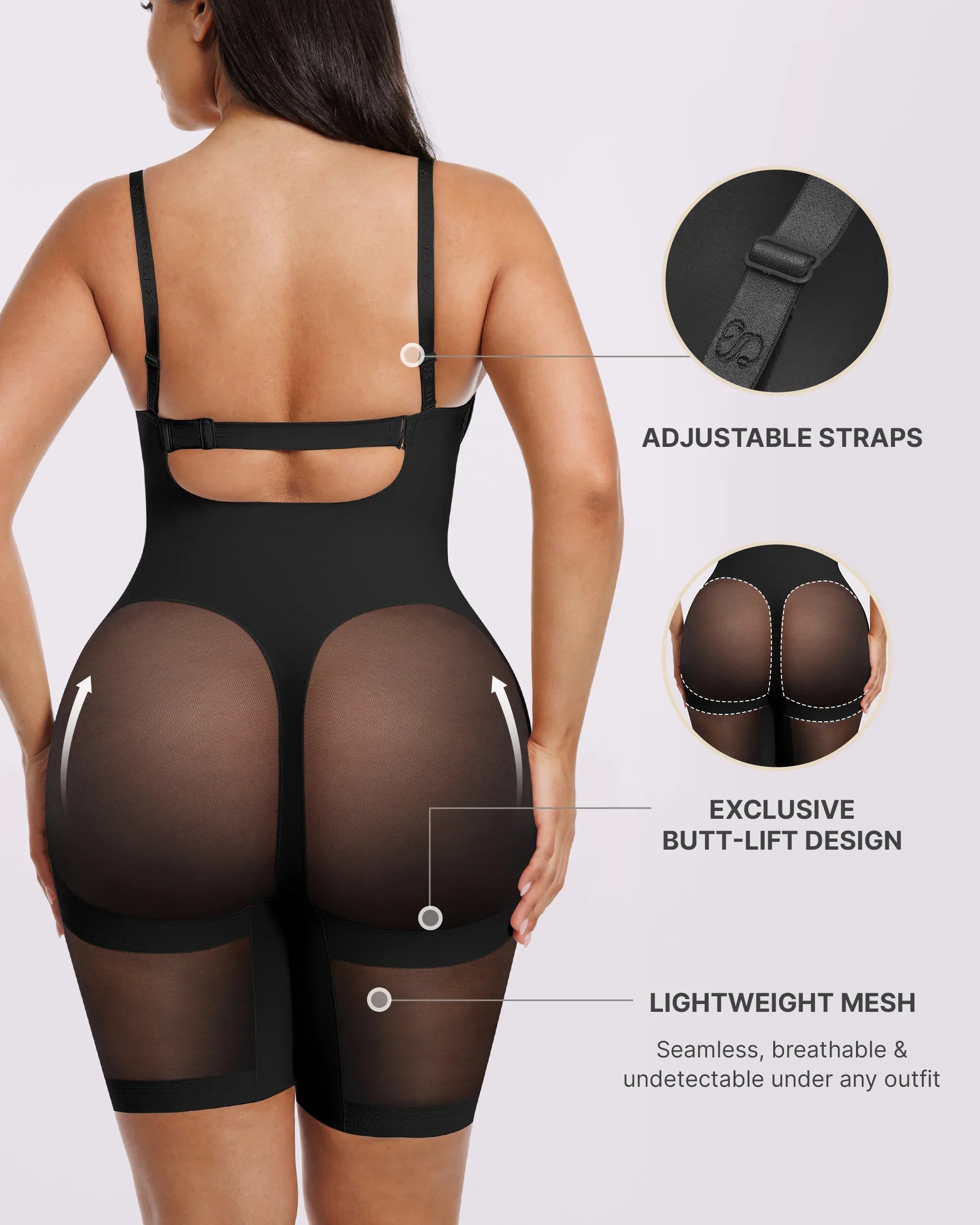 Low Back Mid Thigh Sculpting Bodysuit