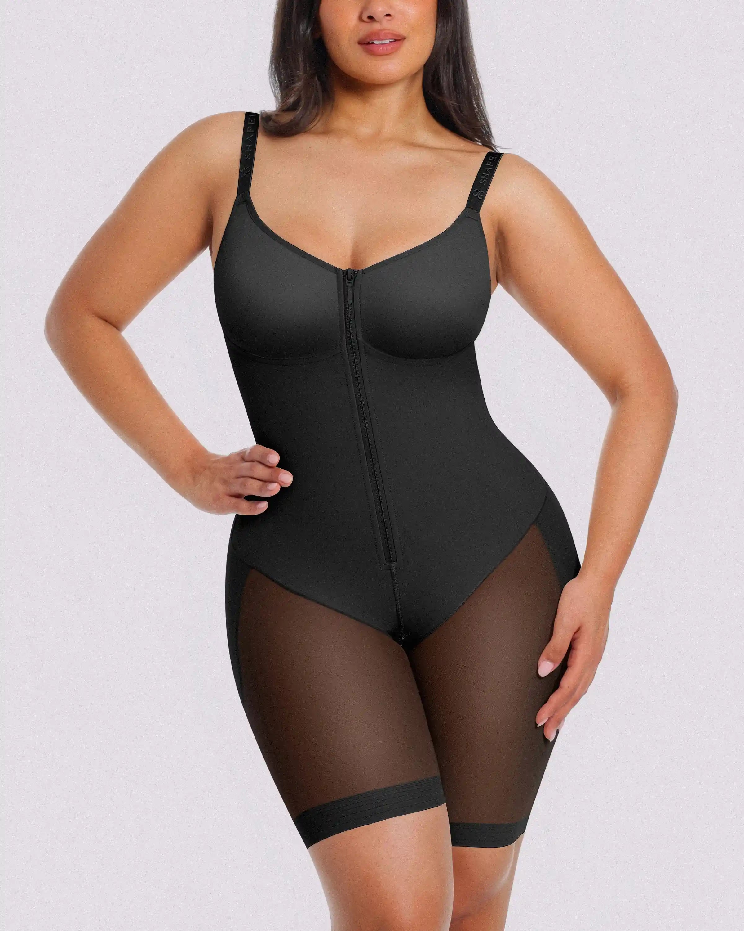 Slimming Hourglass Full Body Mid Thigh Bodysuit