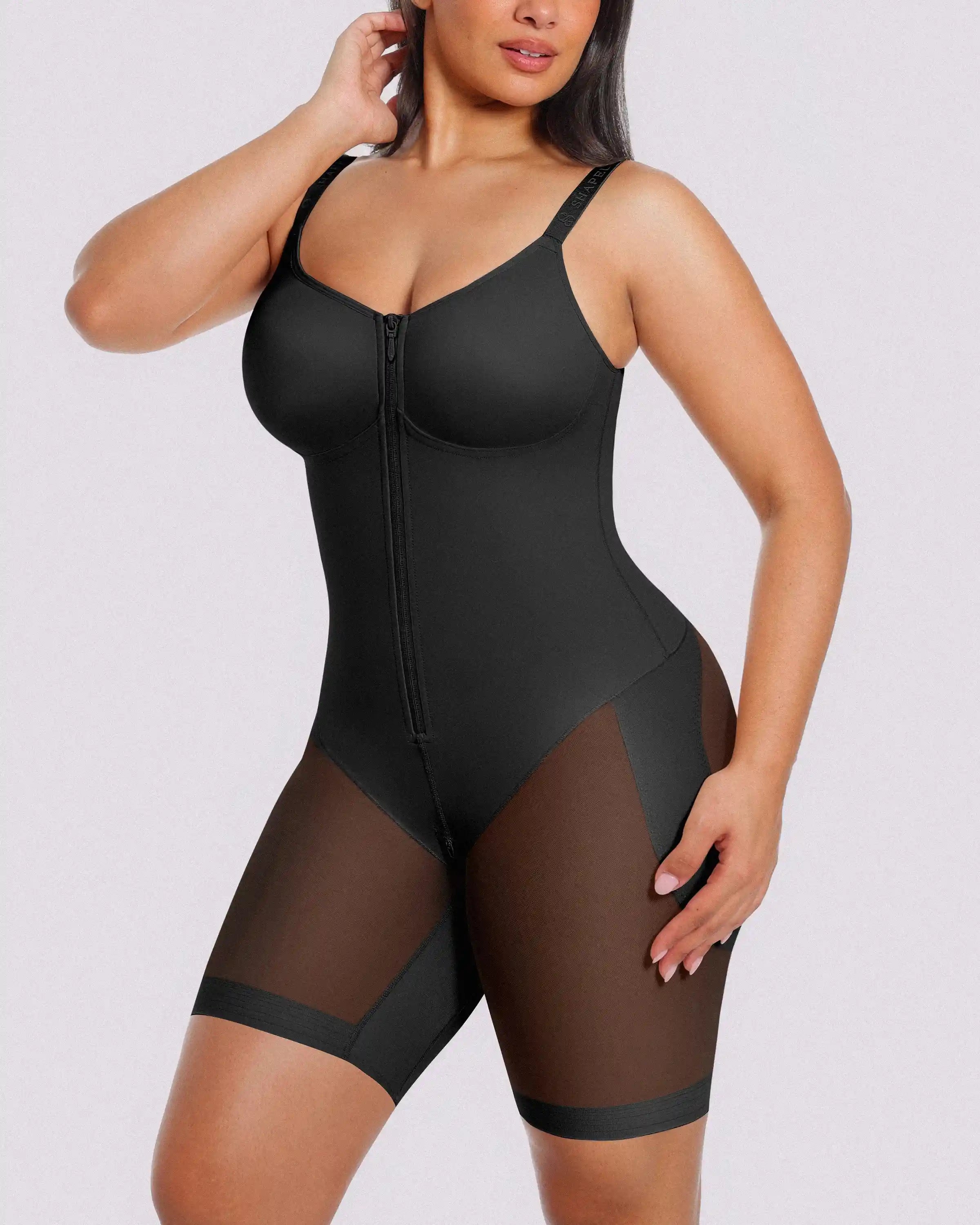 Slimming Hourglass Full Body Mid Thigh Bodysuit