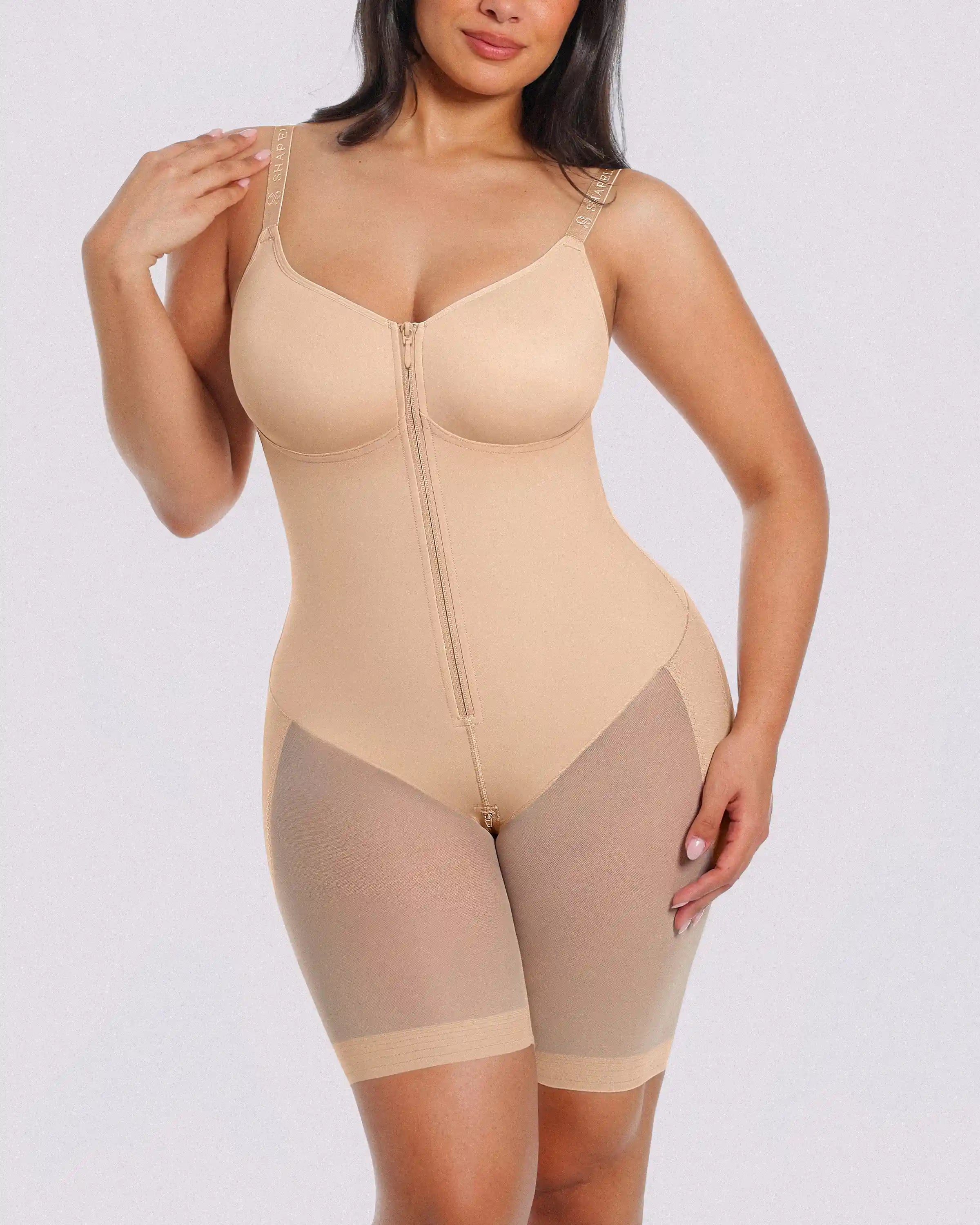 Slimming Hourglass Full Body Mid Thigh Bodysuit