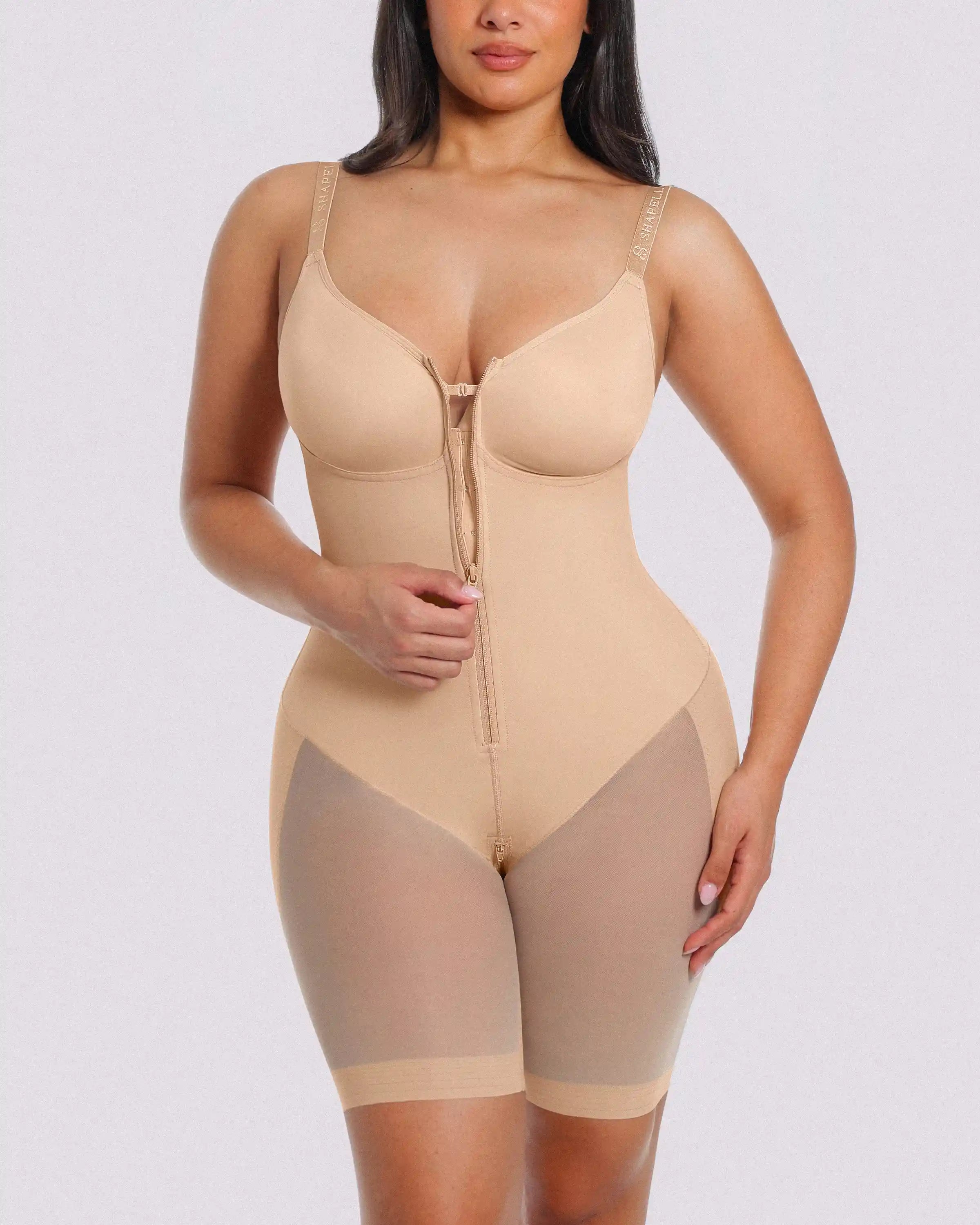 Slimming Hourglass Full Body Mid Thigh Bodysuit